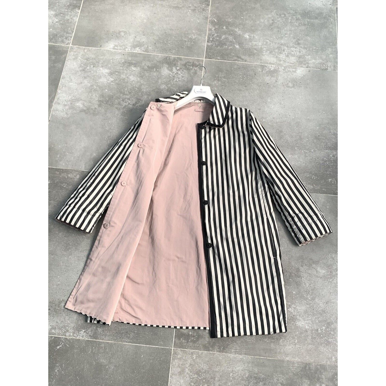 Max Mara Women REVERSIBLE MAX MARA SILK Trench Coat Jacket EU 40 US10 Size L / US 10 / IT 46 - 10 Thumbnail
