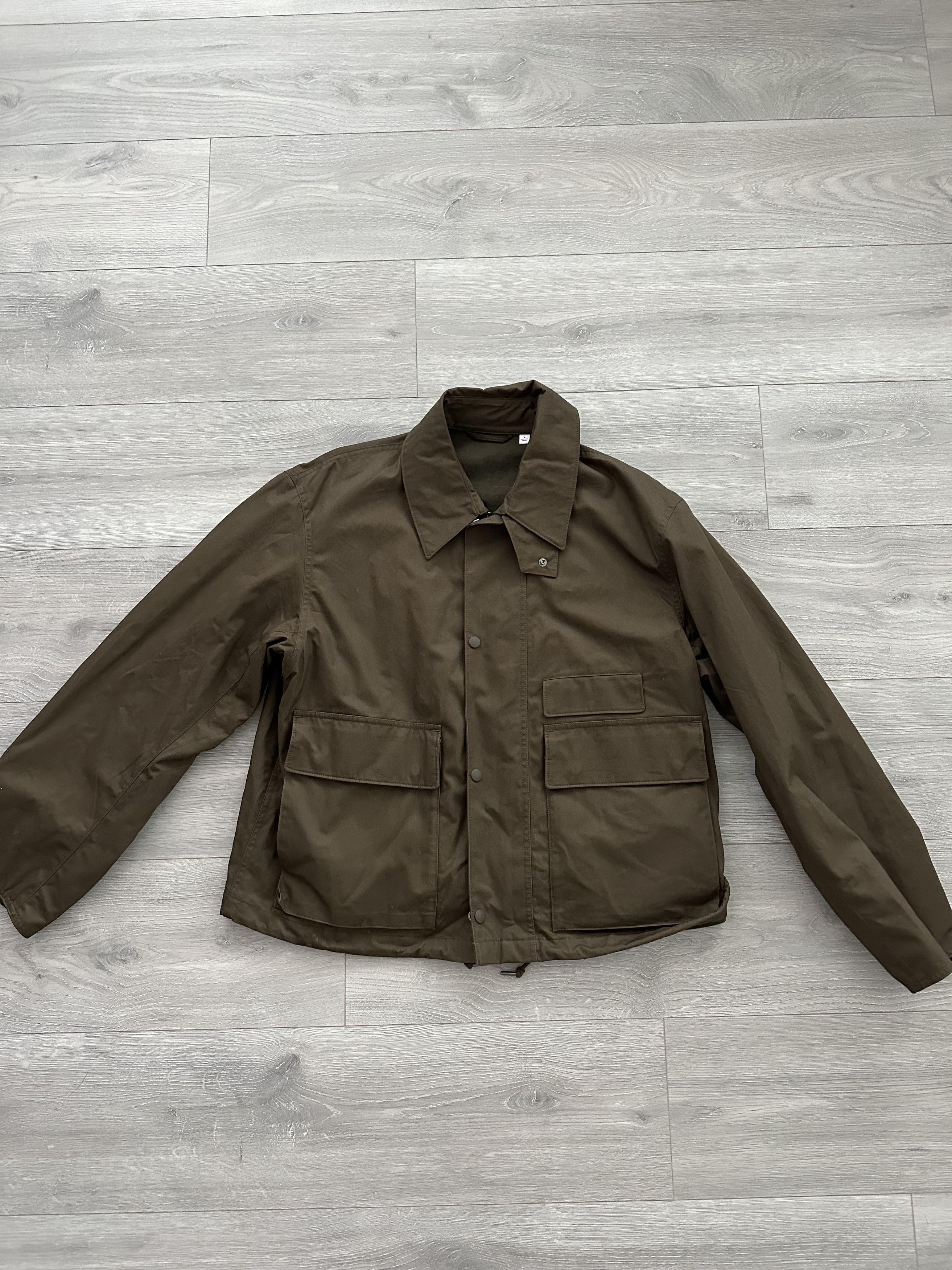 image of Lemaire x Uniqlo U Utility Jacket in Olive, Men's (Size Small)