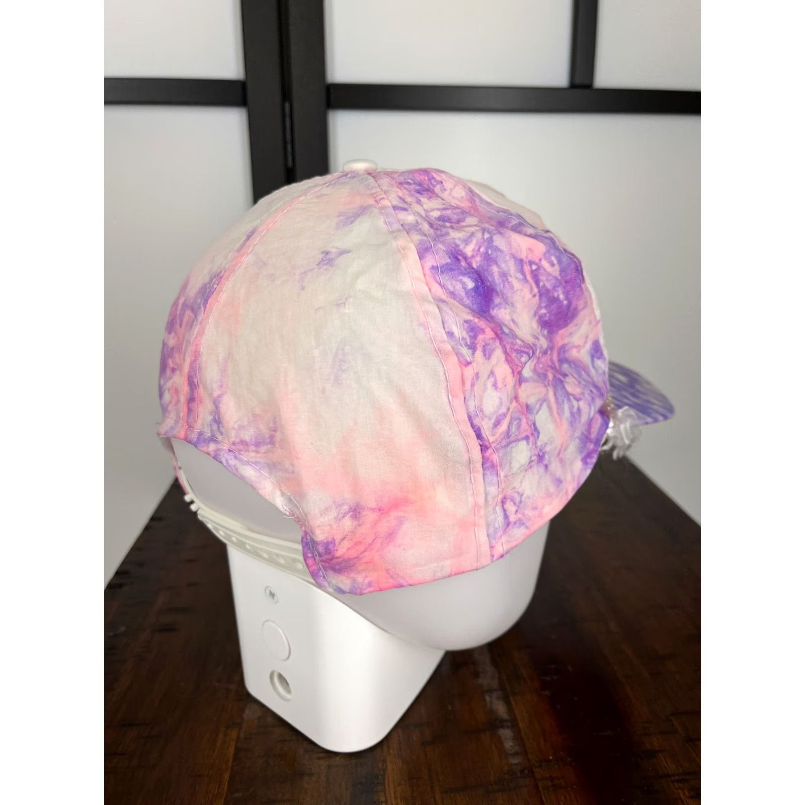 Vintage VINTAGE McConaughy Beach Club Hat Cap Snap Back Adult Pink Purple Tie Dye Palm Sunset Size ONE SIZE - 7 Thumbnail
