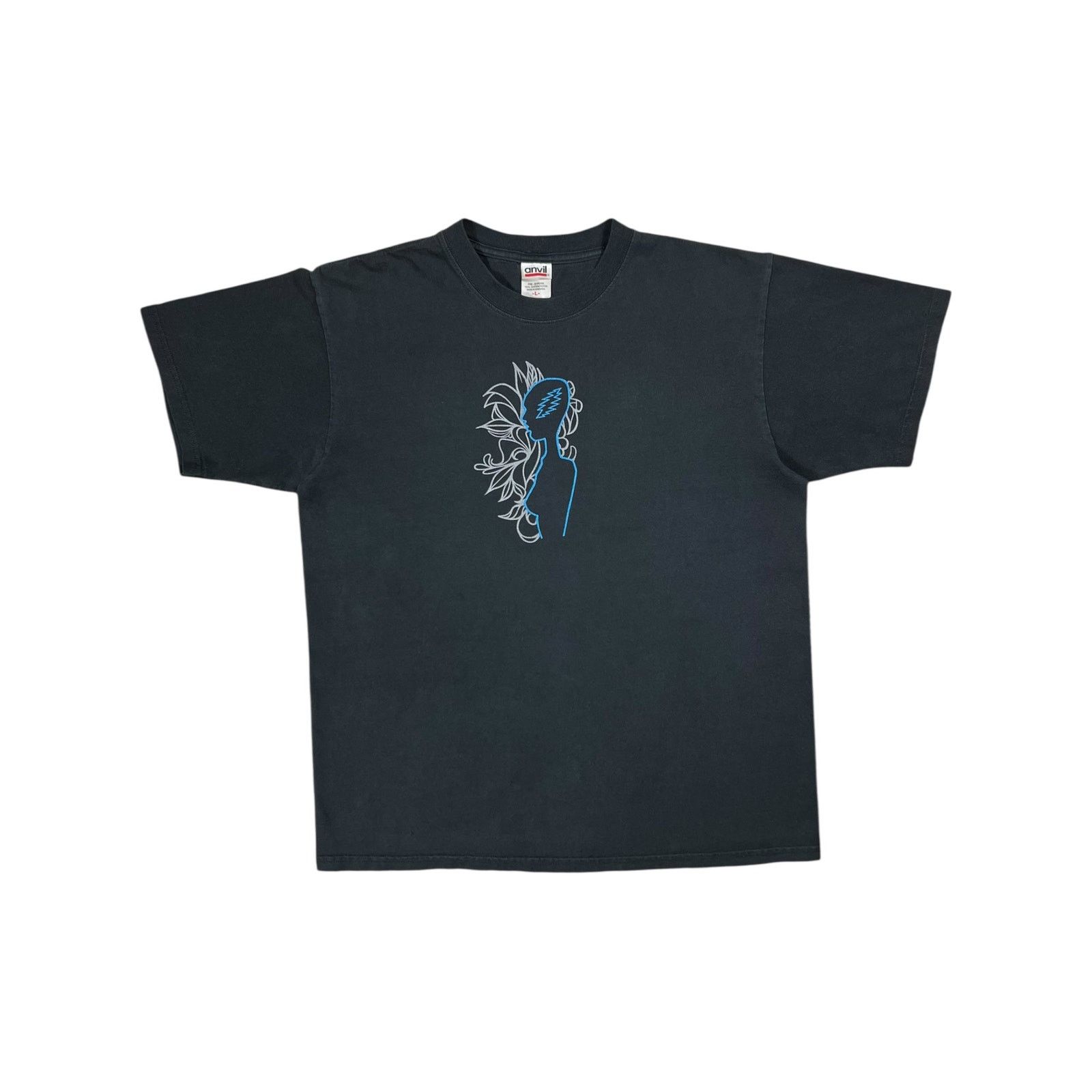 Band Tees × Grateful Dead × Vintage Vintage 90s Grateful Dead Althea silhouette faded band tee Size US L / EU 52-54 / 3 - 1 Thumbnail