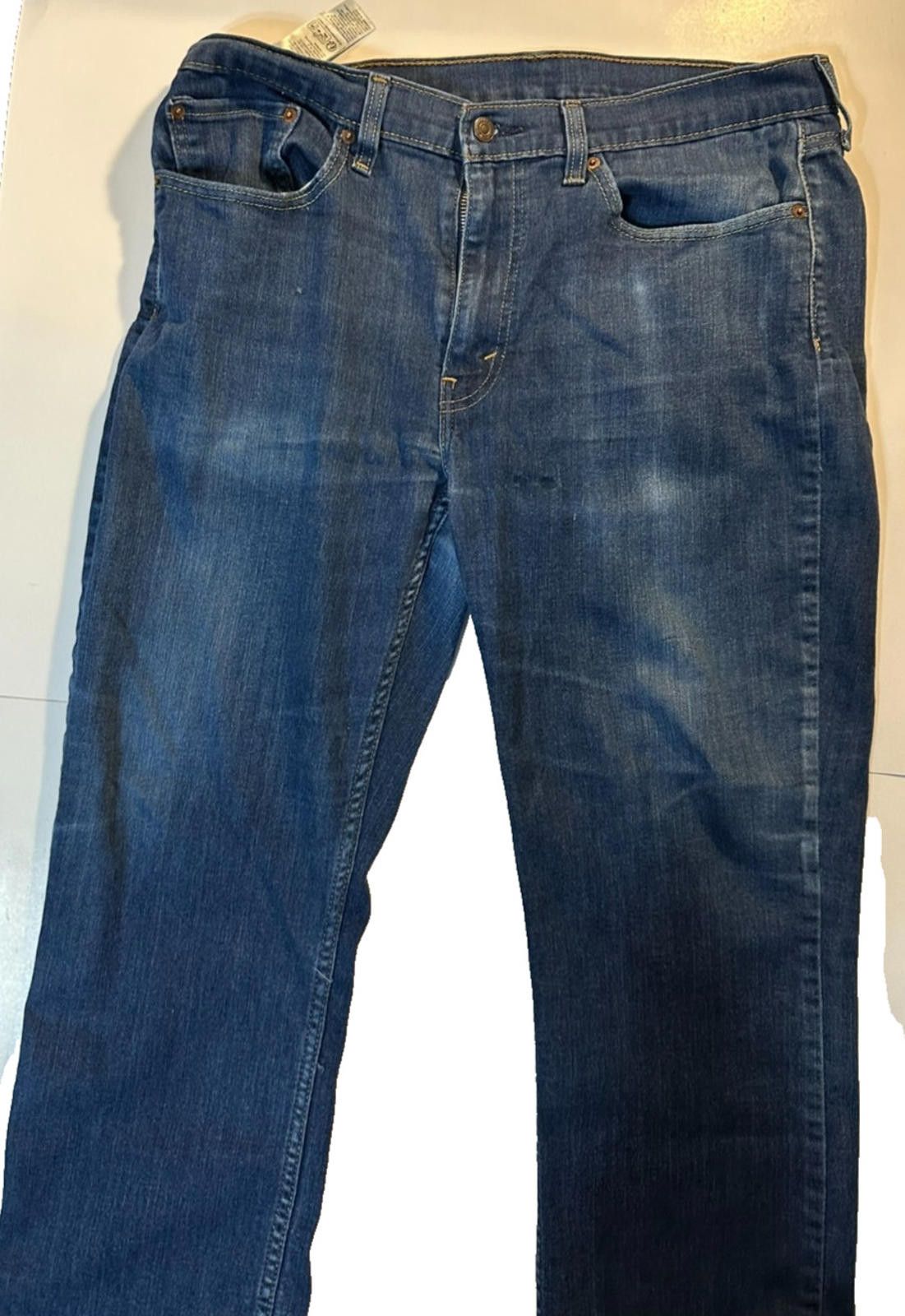 Levi's Levi’s 514 Dark Wash Blue Jeans Men’s Size 36x30 Size US 36 / EU 52 - 1 Thumbnail