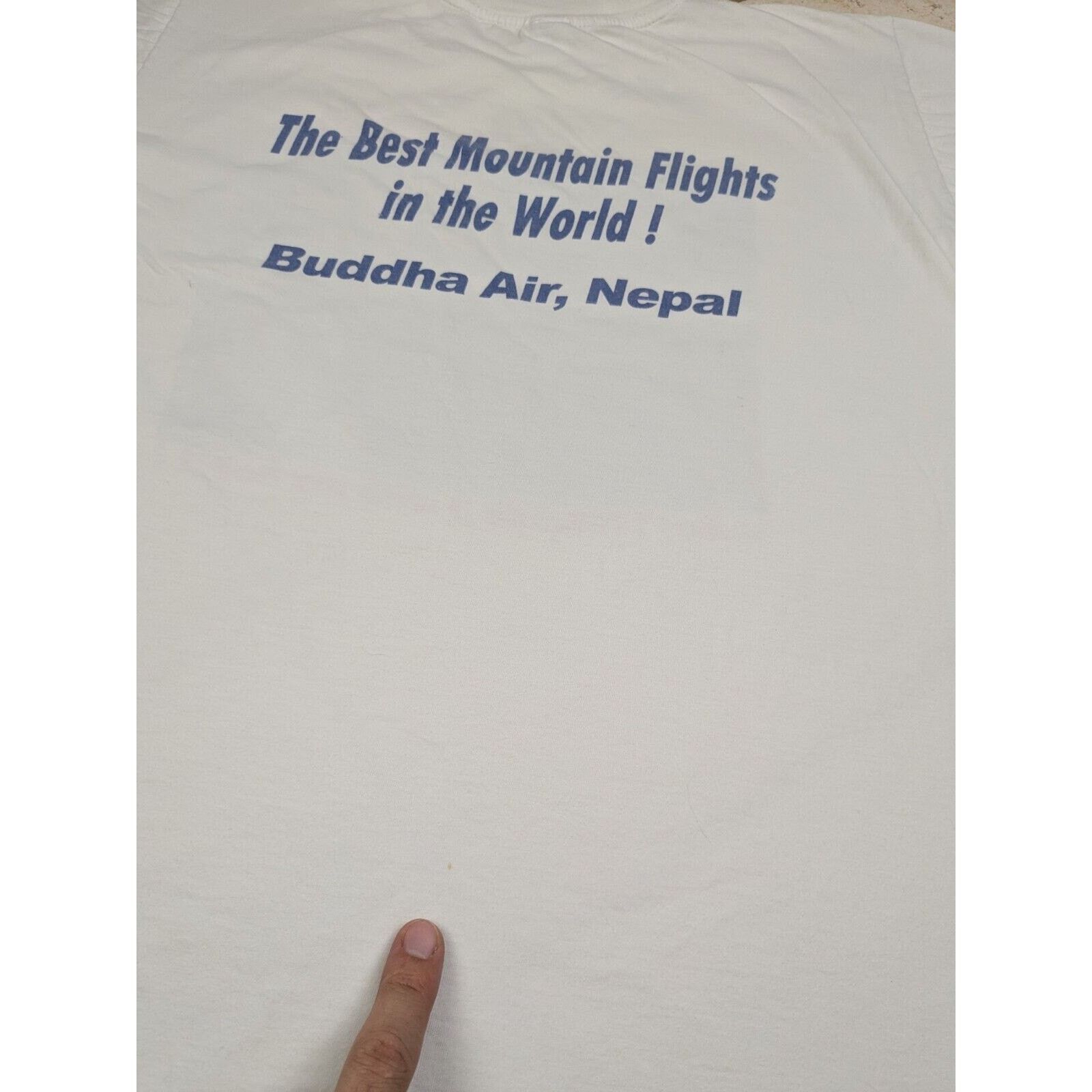 Other I Did Not Climb Mt Everest Airline T-shirt Buddha Air Nepal Size US XXL / EU 58 / 5 - 11 Thumbnail