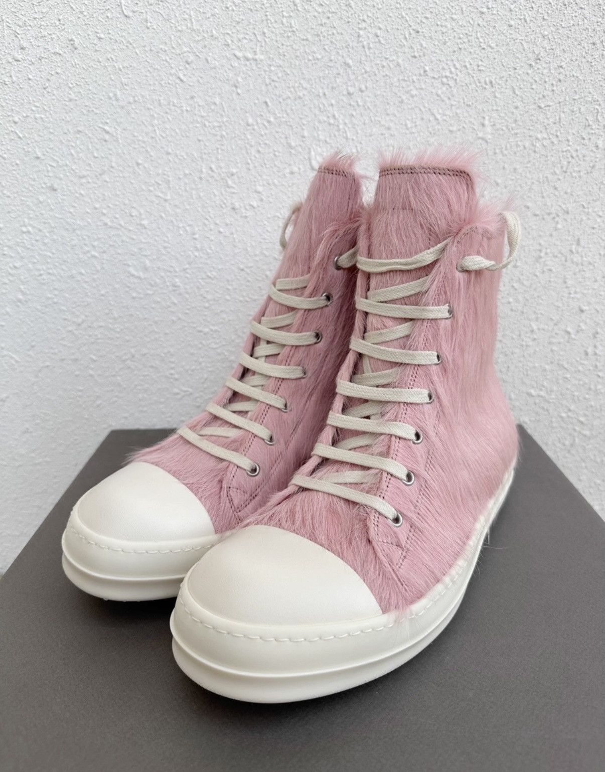 Rick Owens Rick Owens DRKSHDW x Converse Pink Horse Hair Size US 8.5 / EU 41-42 - 6 Thumbnail