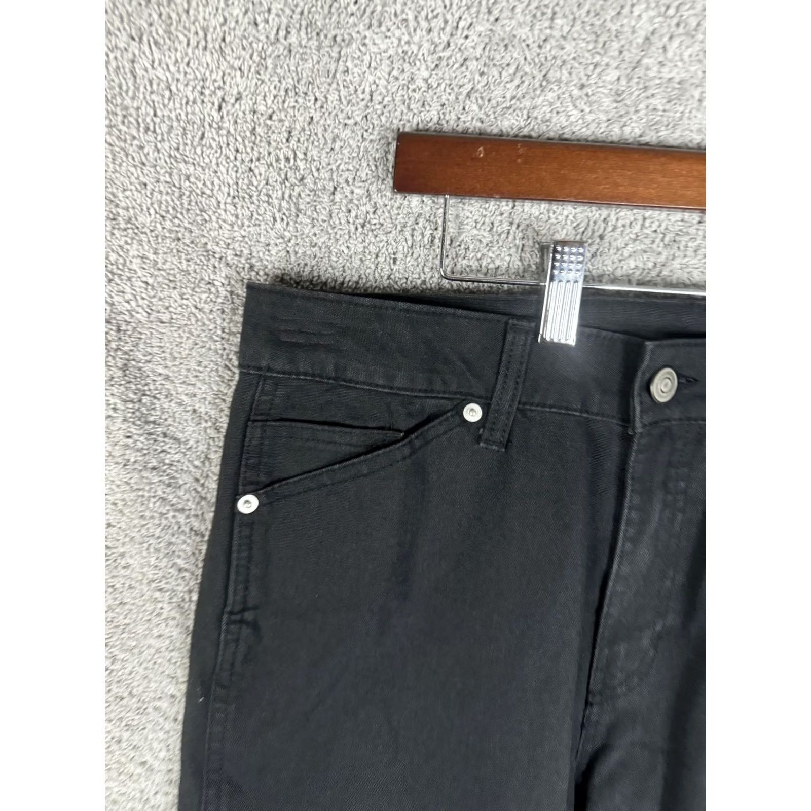 Von Dutch VON DUTCH Jeans Mens 30x32 Black Carpenter Workwear Logo Jeans Streetwear Size US 30 / EU 46 - 2 Thumbnail