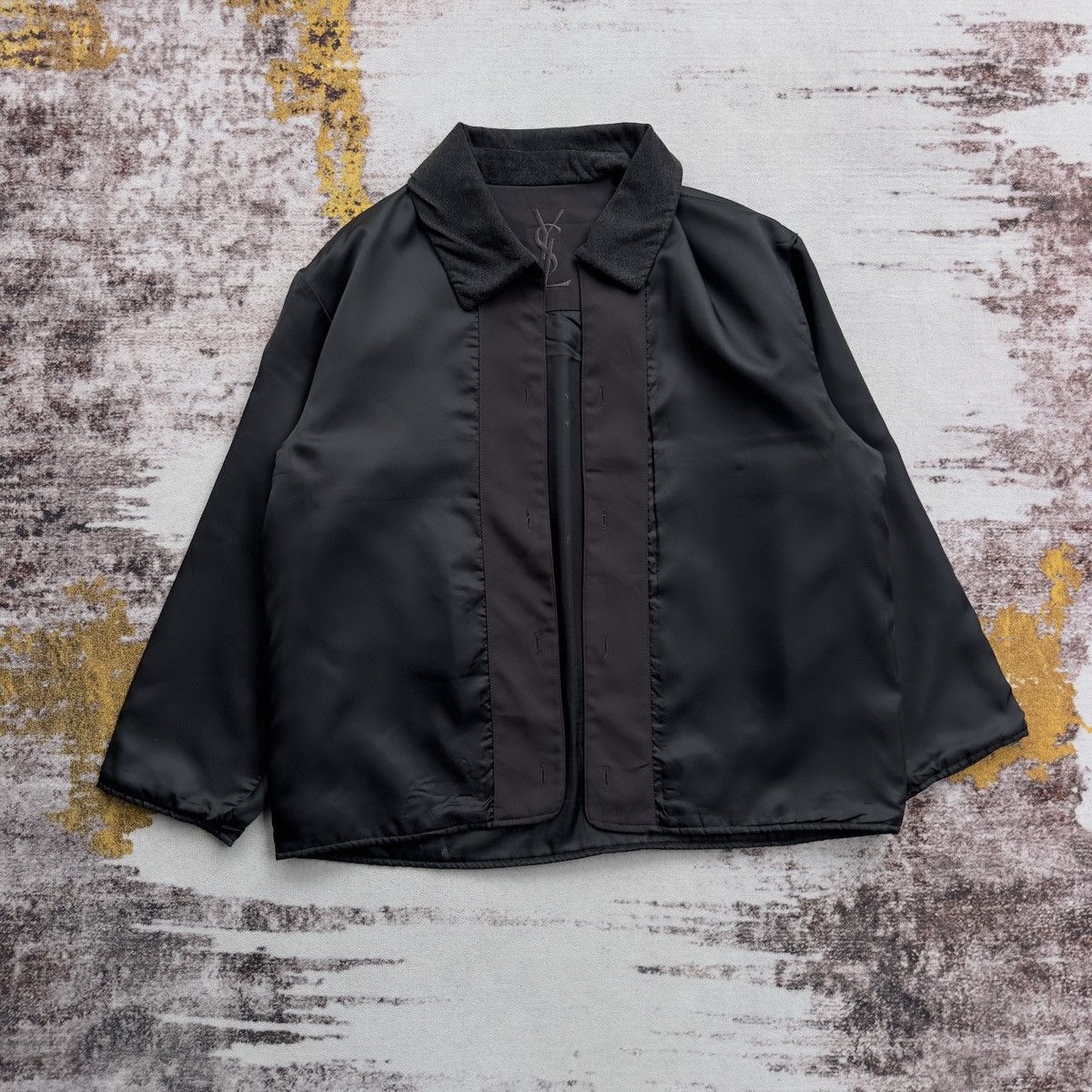 Yves Saint Laurent YVES SAINT LAURENT POUR HOMME BLACK JACKET VINTAGE 90S Size US S / EU 44-46 / 1 - 2 Thumbnail