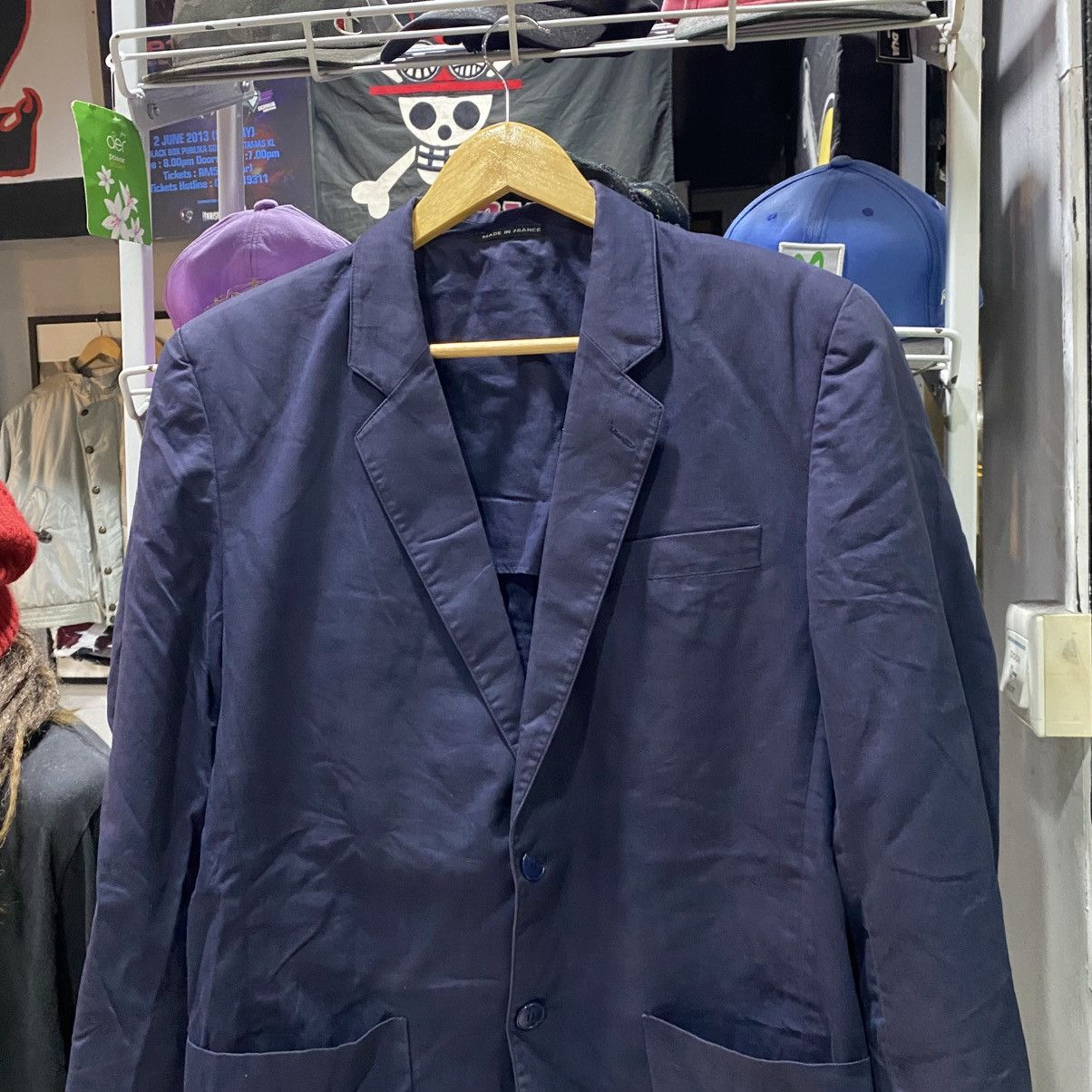 Vintage × agnes b. Agnes B Homme Paris Blazer Jackets Size 50L - 4 Thumbnail