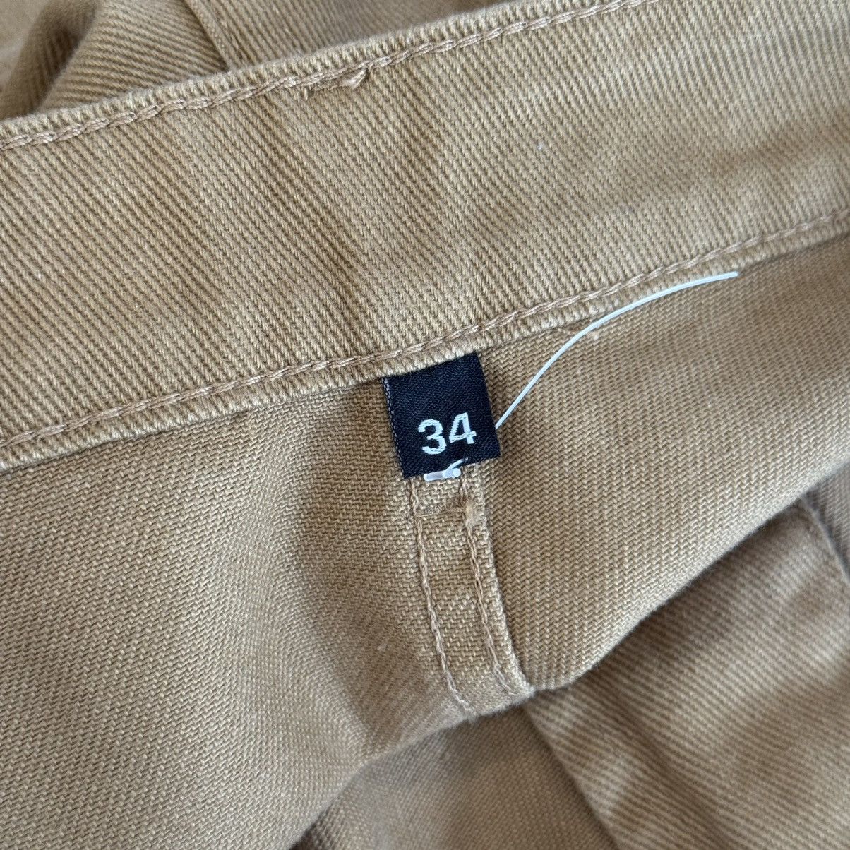74 Is War 74 is War Khaki Carpenter Denim Pants Size US 34 / EU 50 - 5 Thumbnail