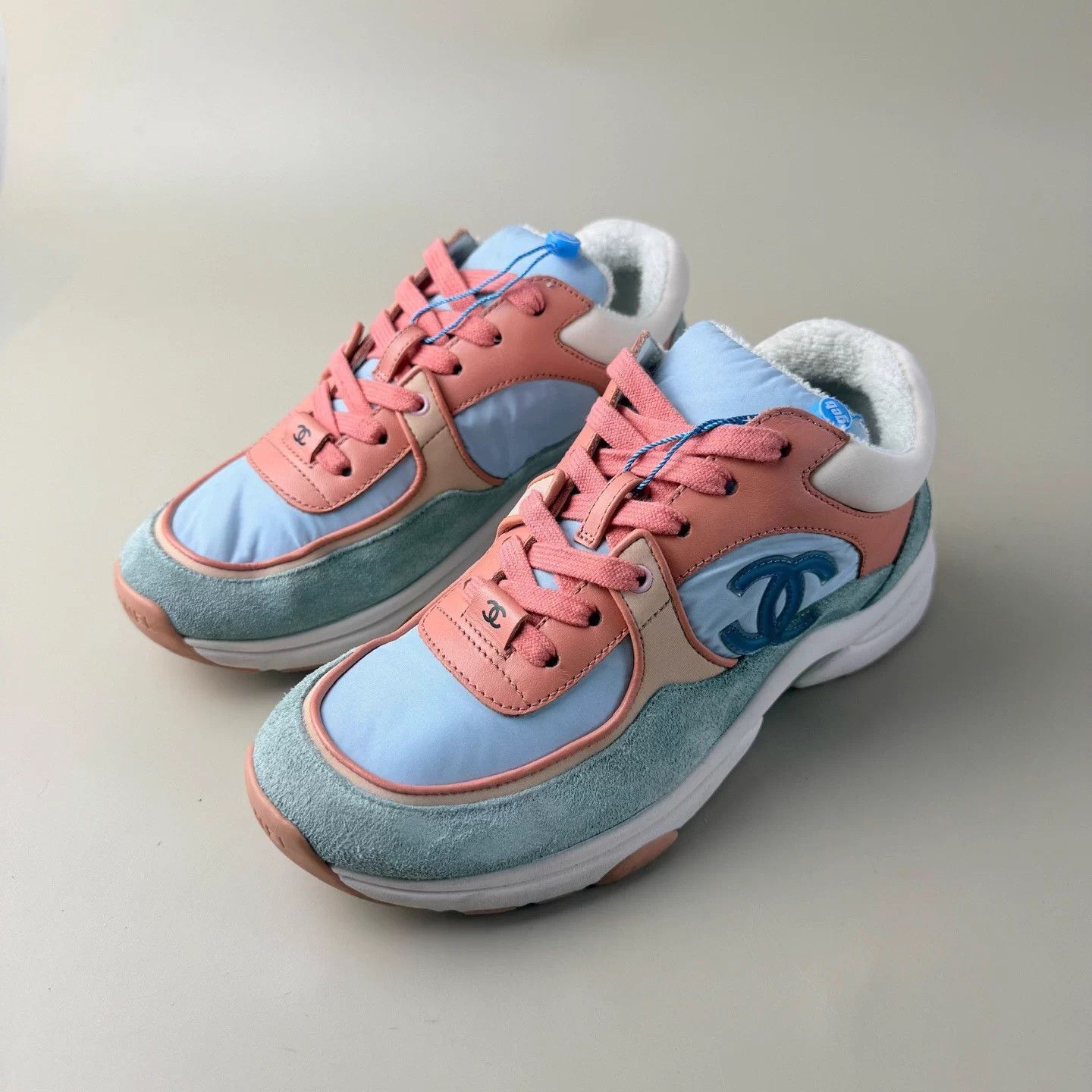 Chanel Chanel Double C Candy Lace-up Sneakers EU 36 99 New Size US 5 / IT 35 - 1 Thumbnail