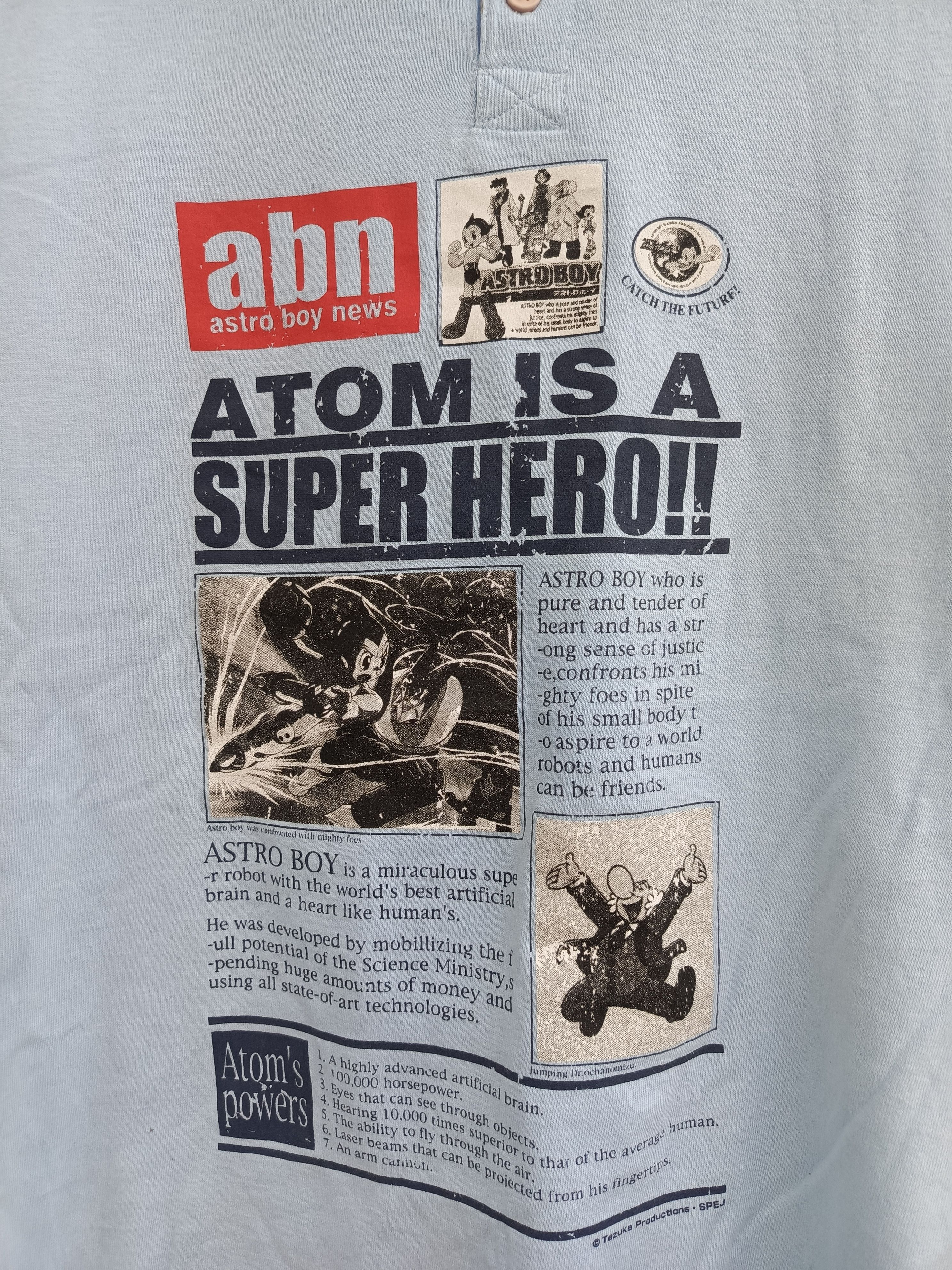 Japanese Brand Astro boy atom is a super hero T-shirt Size US M / EU 48-50 / 2 - 3 Thumbnail