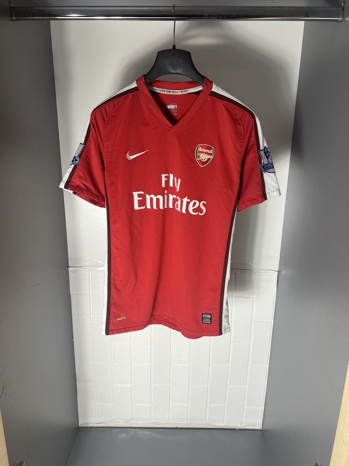 Nike × Vintage VERY RARE NIKE FC ARSENAL LONDON ENGLAND SOCCER JERSEY RETRO Size US S / EU 44-46 / 1 - 2 Thumbnail