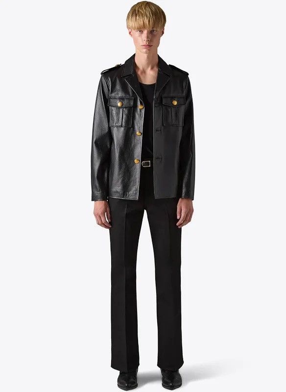 Blk Dnm Leather jacket 175 EU 48 USA 38 Size US M / EU 48-50 / 2 - 3 Thumbnail