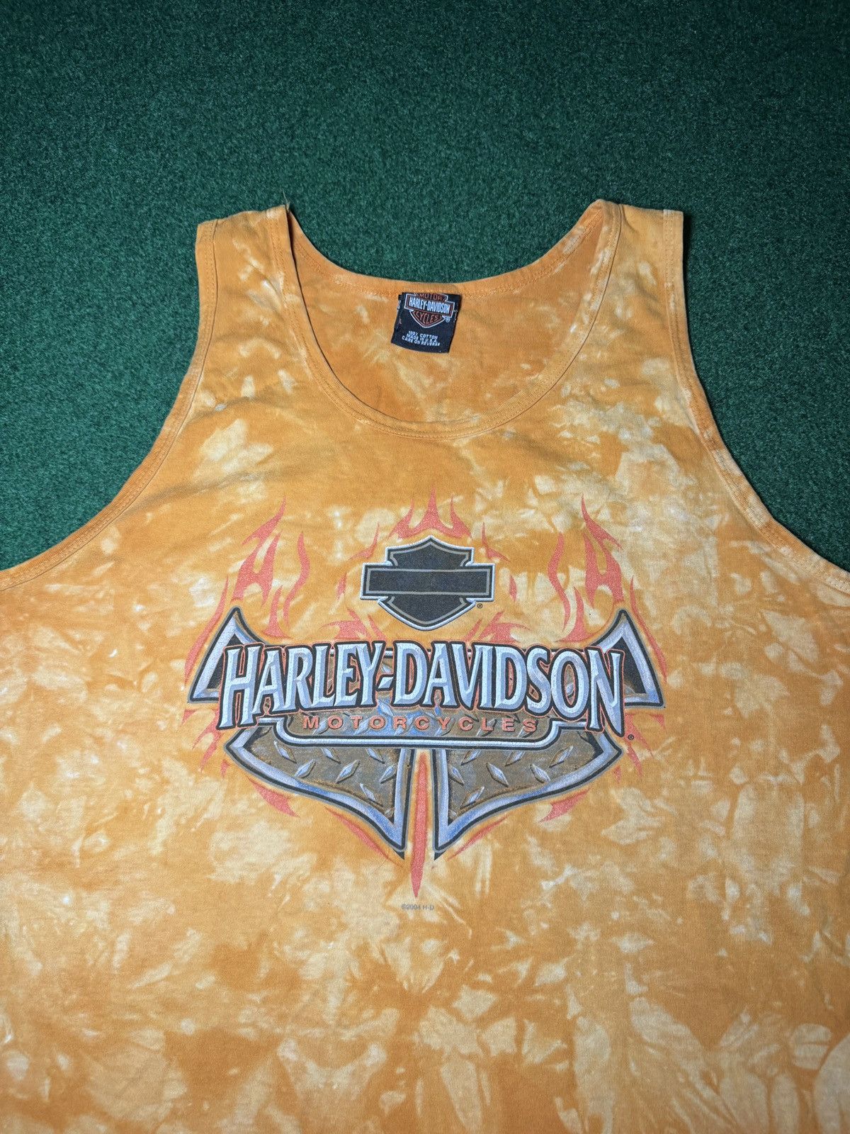 Harley Davidson Vintage 90s Harley Davidson Biker Single Stitch Lrg Tank Top Size US L / EU 52-54 / 3 - 2 Thumbnail
