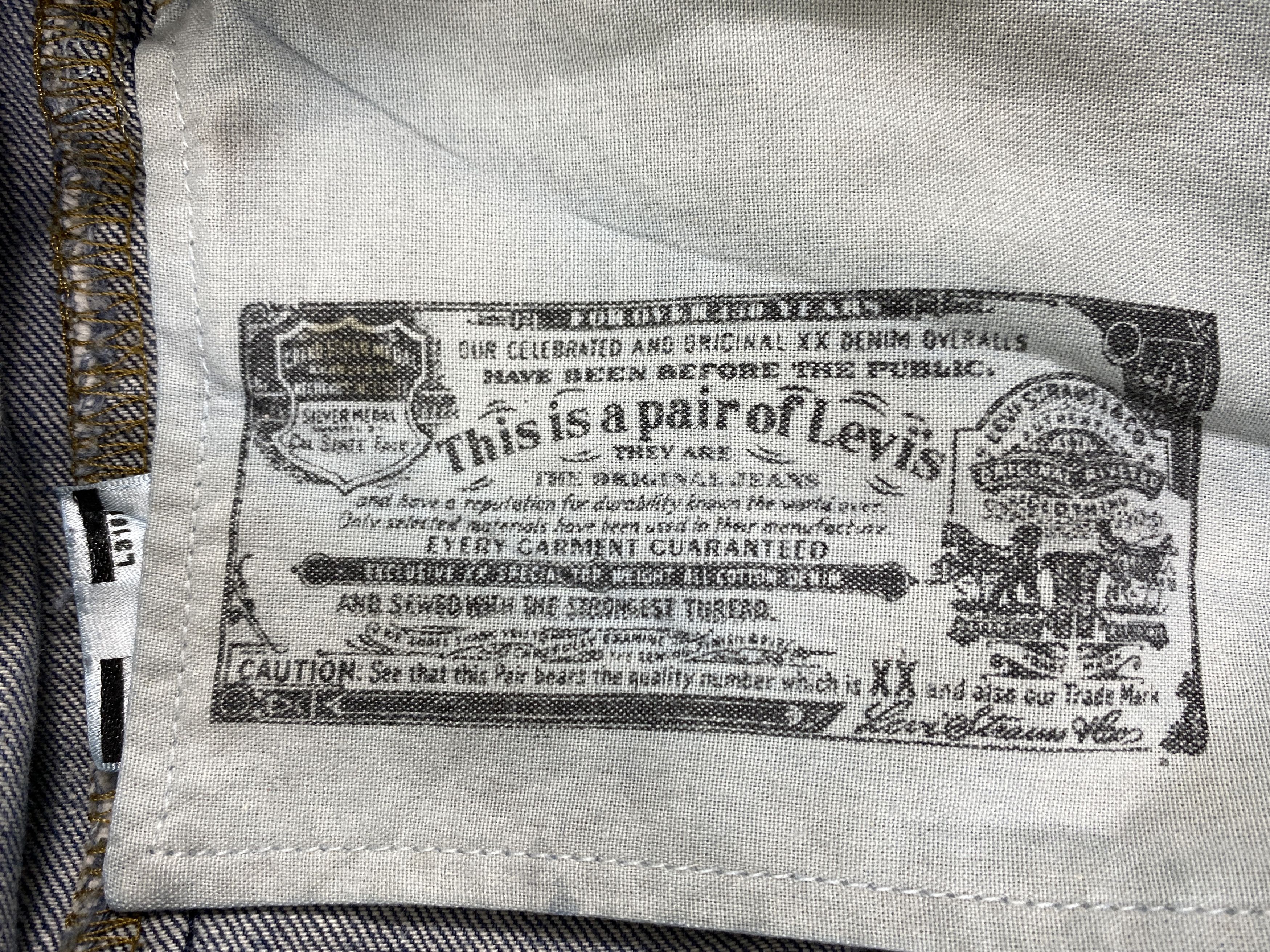 Levi's Dark Blue Vintage Levi's 501 Jeans 34x31.5 Denim -JN1602 Size US 34 / EU 50 - 12 Thumbnail