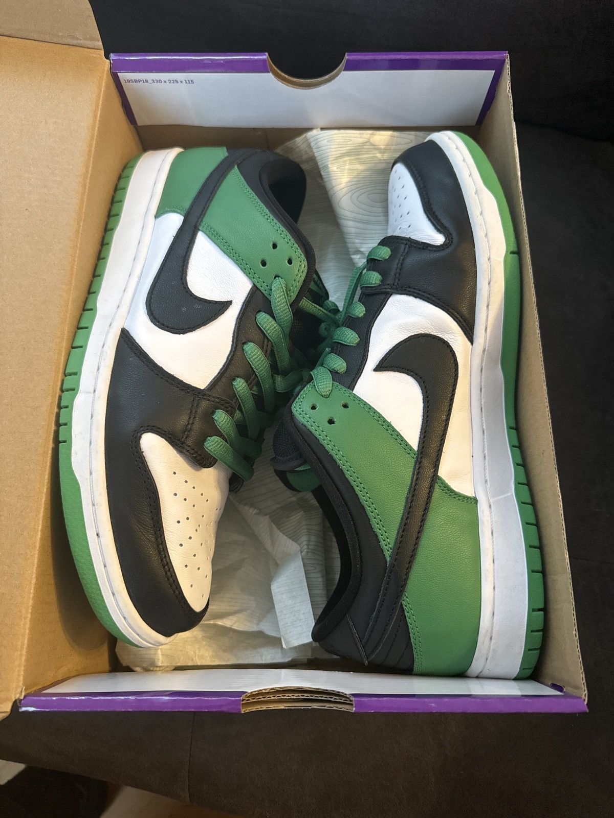 Nike Nike Dunk Low Pro Classic Green Size US 10.5 / EU 43-44 - 6 Thumbnail