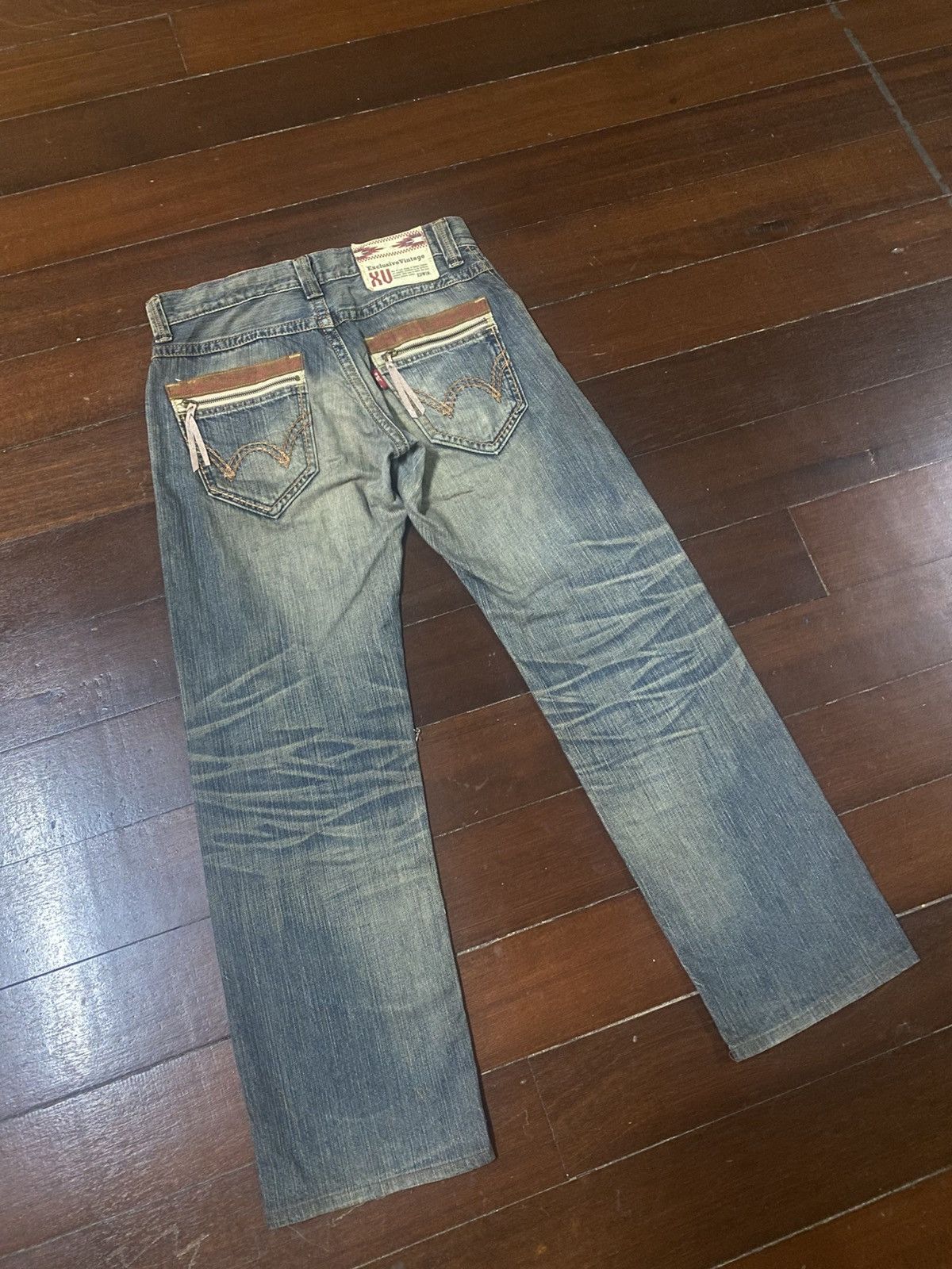 Edwin Edwin exclusive vintage mud wash flare rusty distressed Size US 33 - 12 Thumbnail