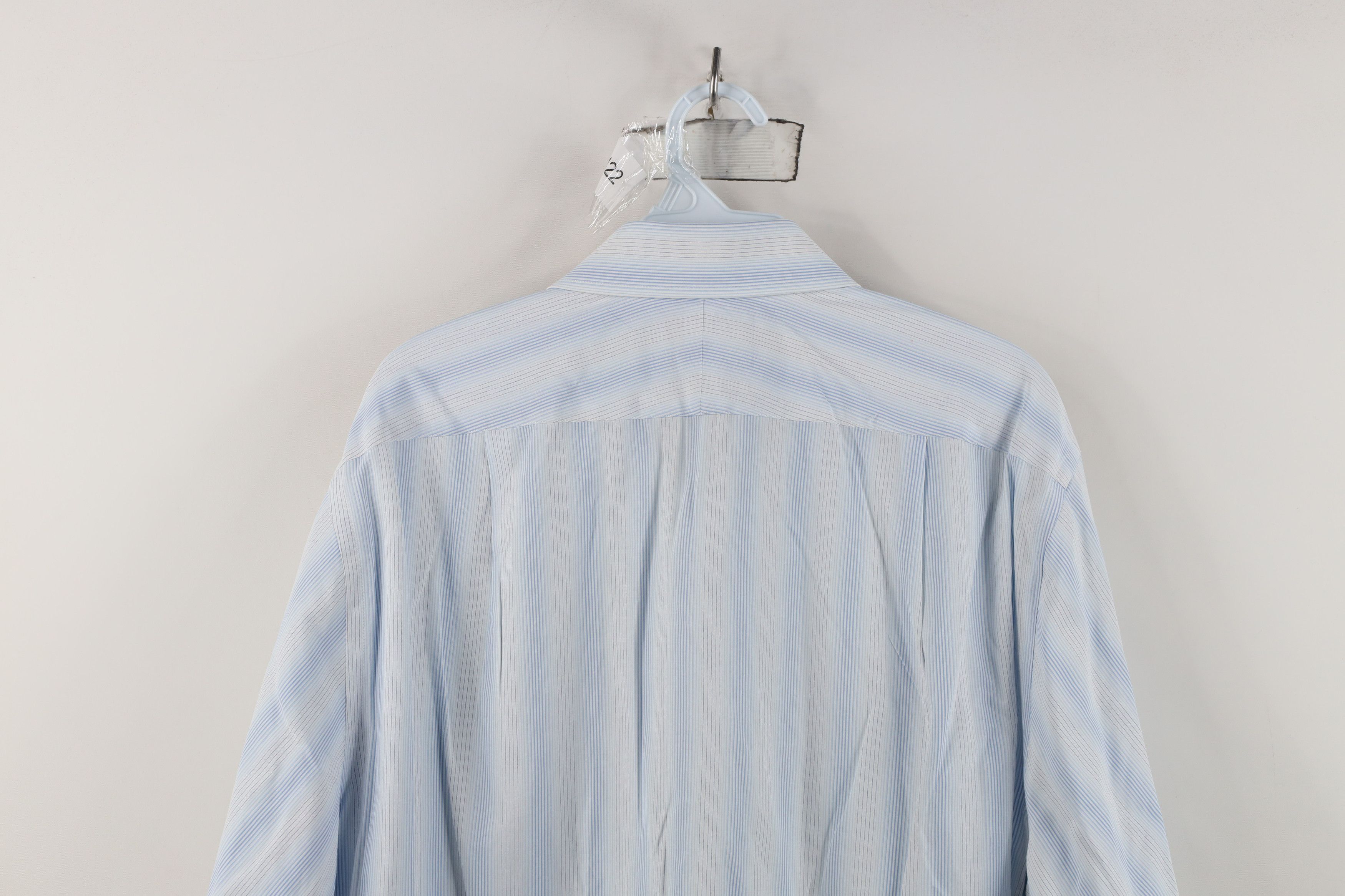 Charles Tyrwhitt Charles Tyrwhitt Striped Collared Button Dress Shirt Blue Size US L / EU 52-54 / 3 - 12 Thumbnail