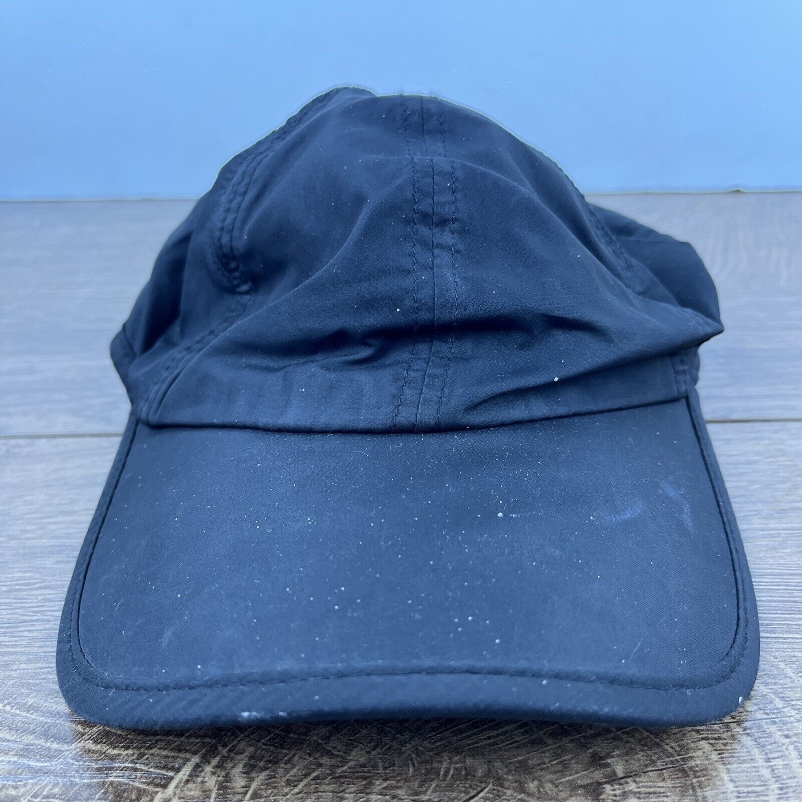 Other Black Running Hat Athletic Cap Hat Black Hat Adjustable Adul Size ONE SIZE - 1 Thumbnail