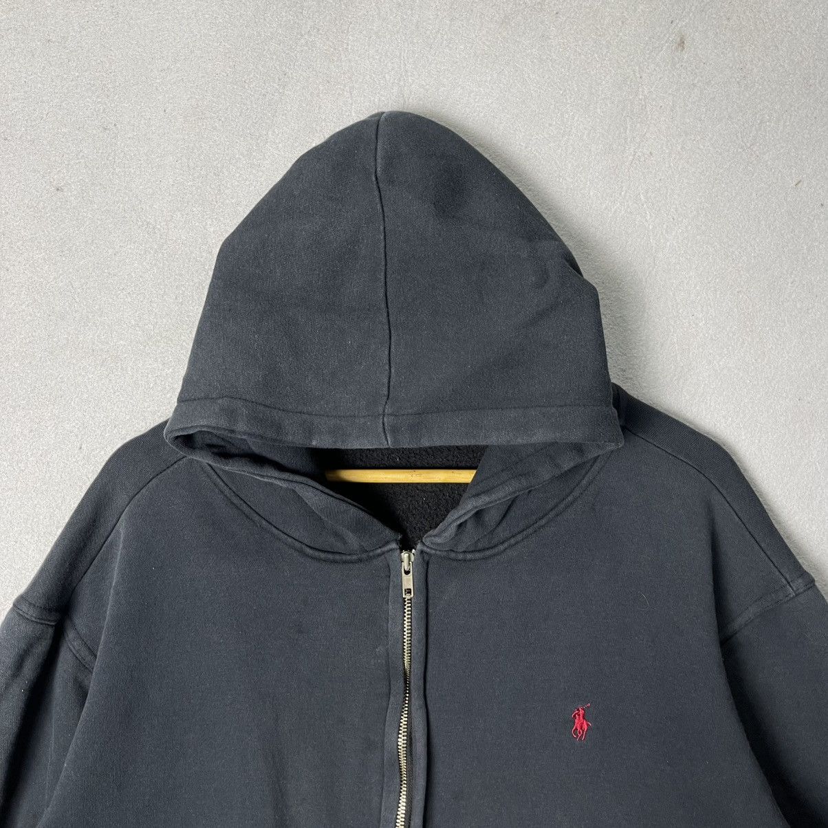 Polo Ralph Lauren Polo Ralph Lauren Full Zip Hoodie – Black (M) Size US M / EU 48-50 / 2 - 2 Thumbnail