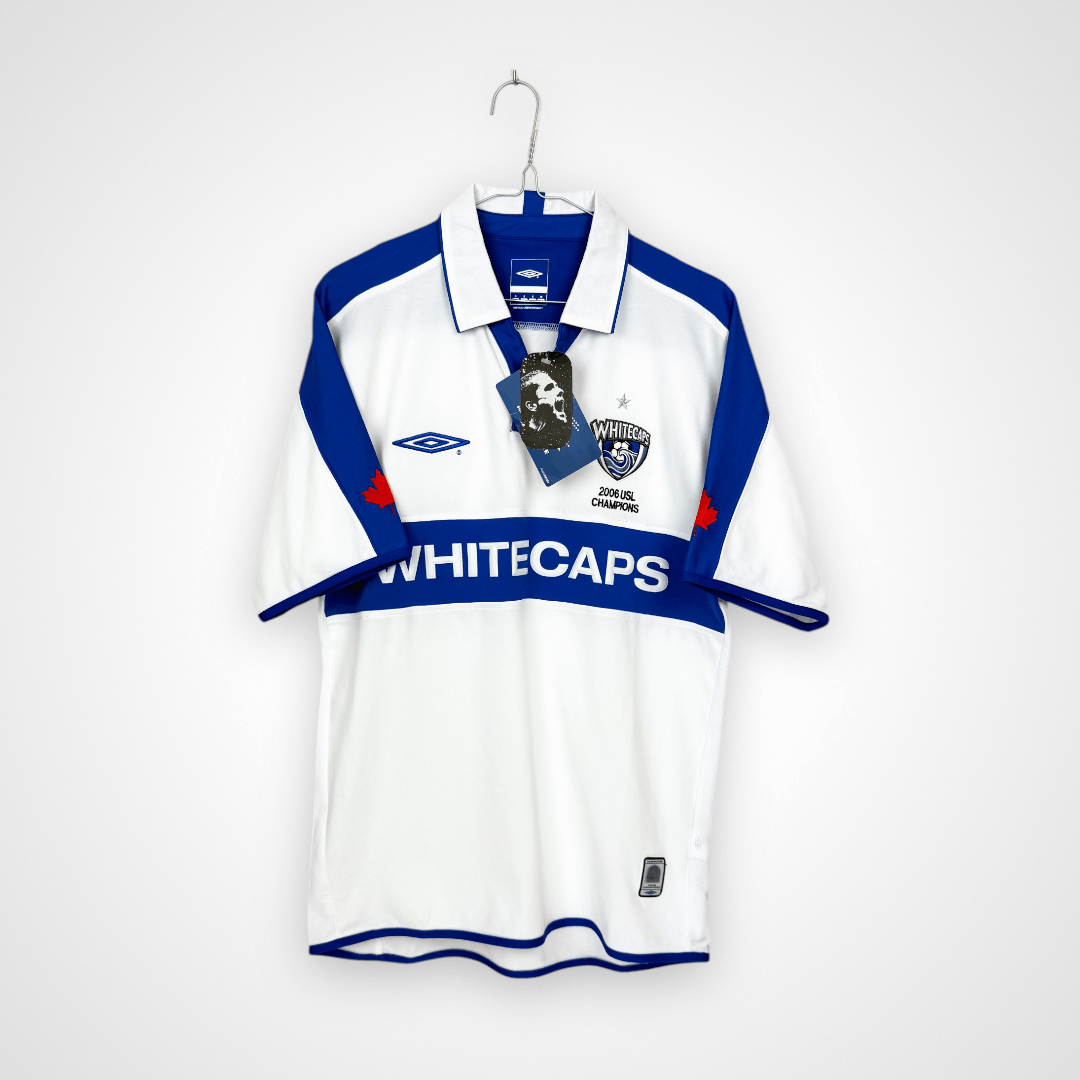 Umbro BNWT Vancouver Whitecaps 2006/07 Home [S] Soccer Jersey Size US S / EU 44-46 / 1 - 1 Thumbnail
