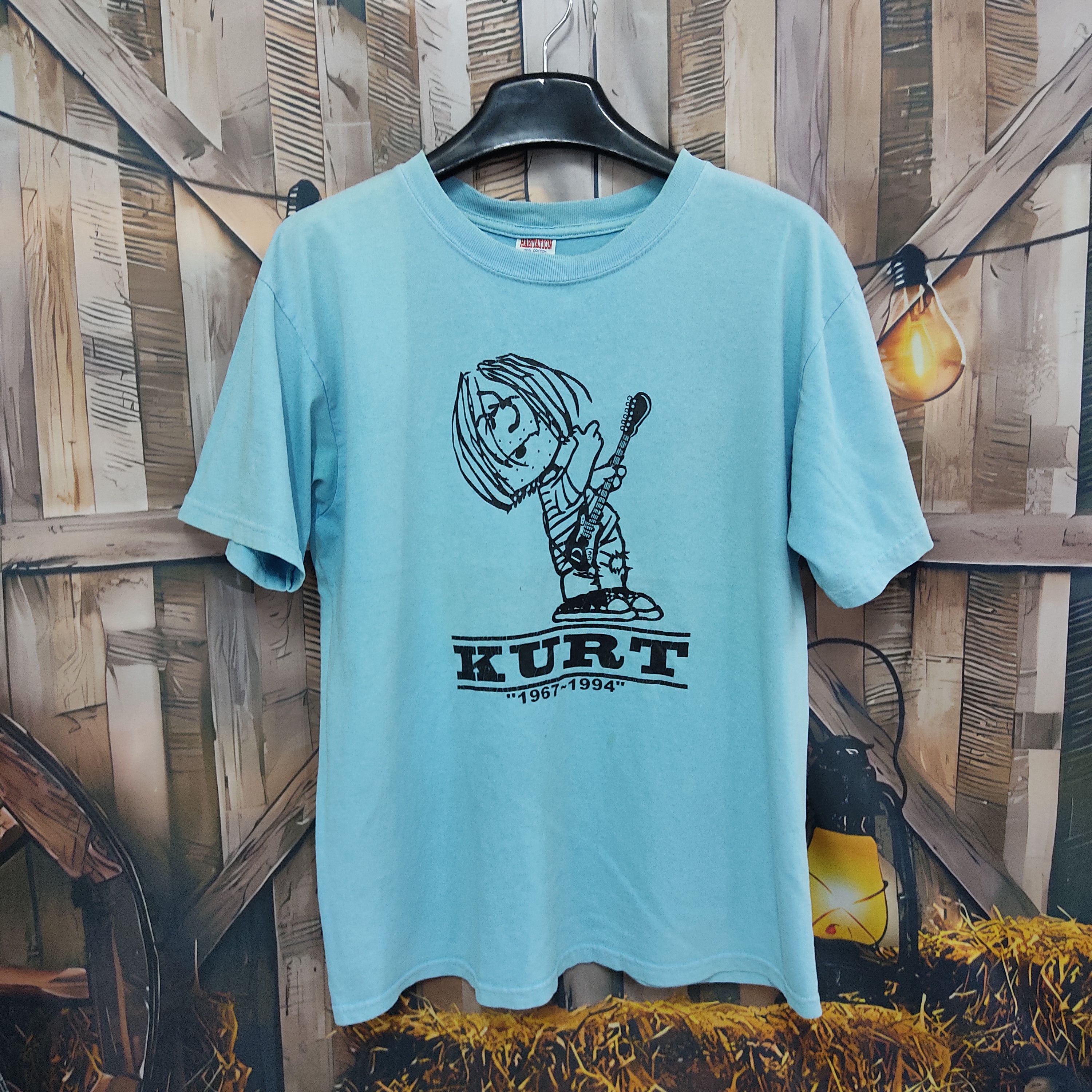 Band Tees Vintage KURT COBAIN "1967-1994" Quotes Promo T-shirt Size US M / EU 48-50 / 2 - 8 Thumbnail
