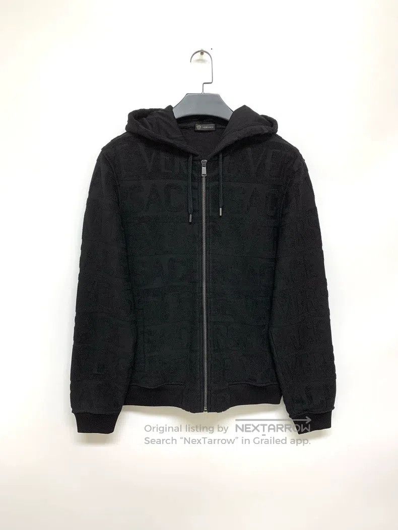 Versace Versace Black hooded zip jacket Size US L / EU 52-54 / 3 - 1 Thumbnail