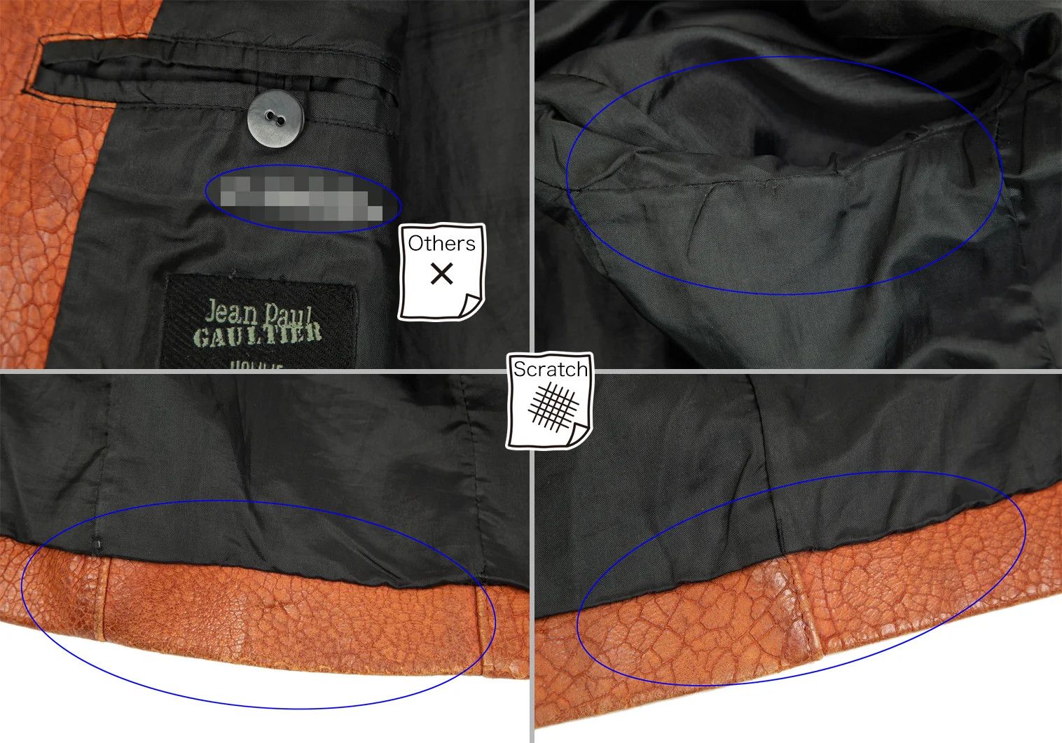Jean Paul Gaultier Leather Jacket in Brown, Size 48 Size US M / EU 48-50 / 2 - 13 Thumbnail