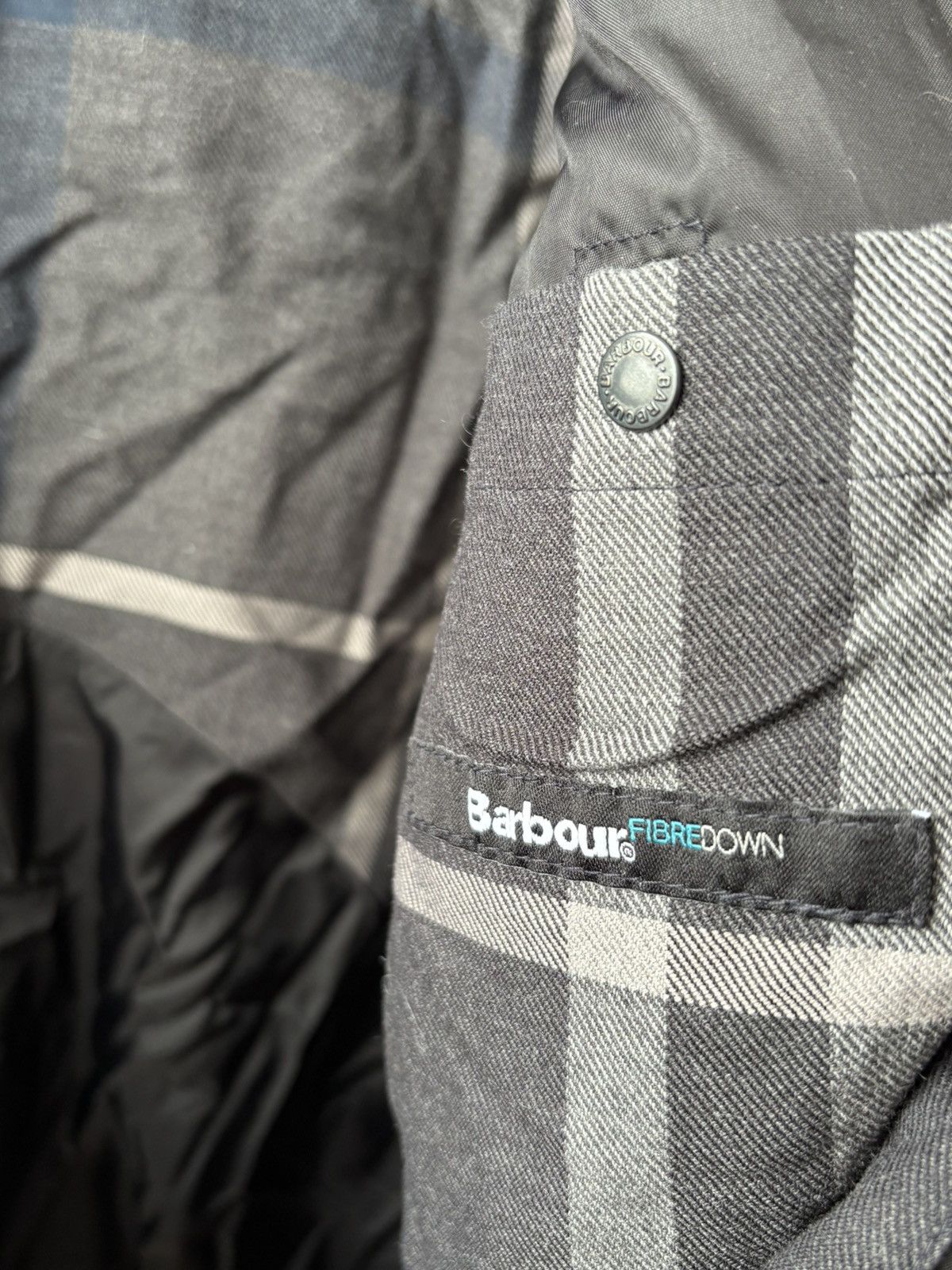 Barbour BARBOUR FIBREDOWN Spean Puffer Jacket Men’s Black Size M Size US M / EU 48-50 / 2 - 11 Thumbnail