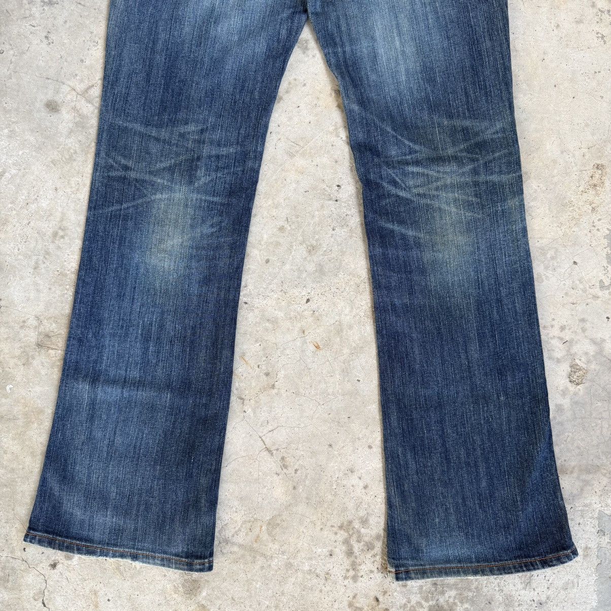 Morgan Homme Vintage Morgan Homme Flare Faded Denim Jean Pants W32 Size US 32 / EU 48 - 11 Thumbnail