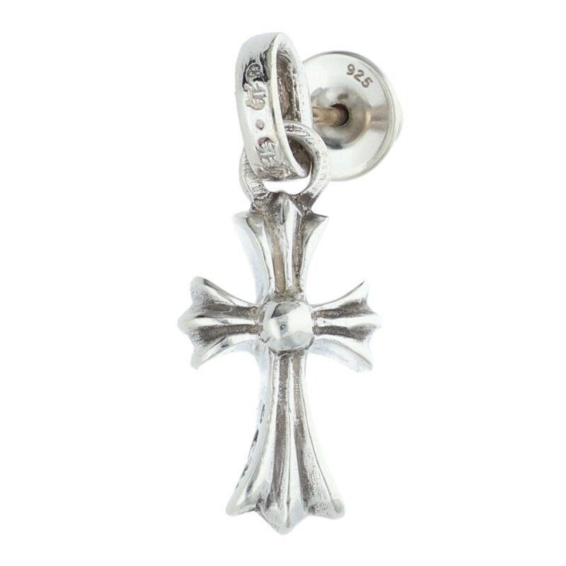 Chrome Hearts Chrome Hearts Baby Fat Silver Drop Earring Size ONE SIZE - 1 Thumbnail