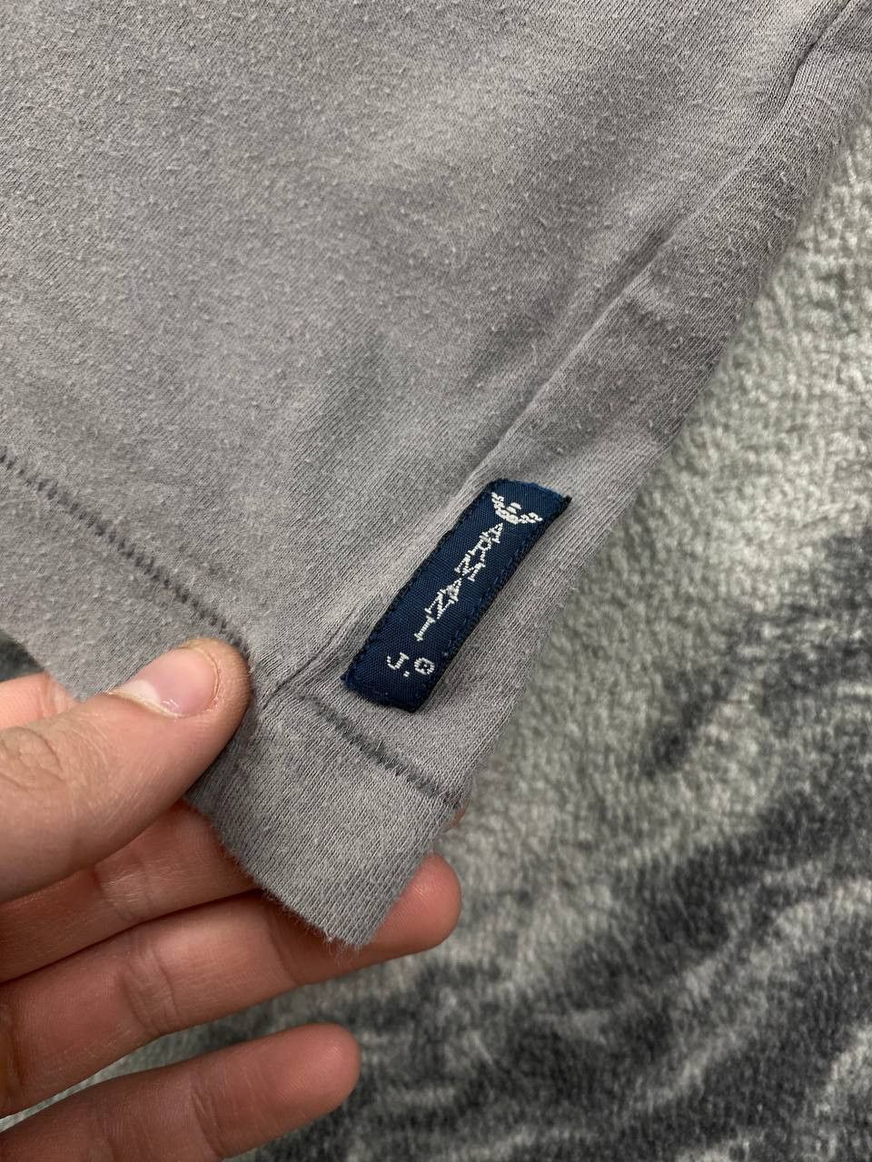 Armani Armani Jeans T Shirt Big Logo Men Size XL Gray Size US XL / EU 56 / 4 - 4 Thumbnail