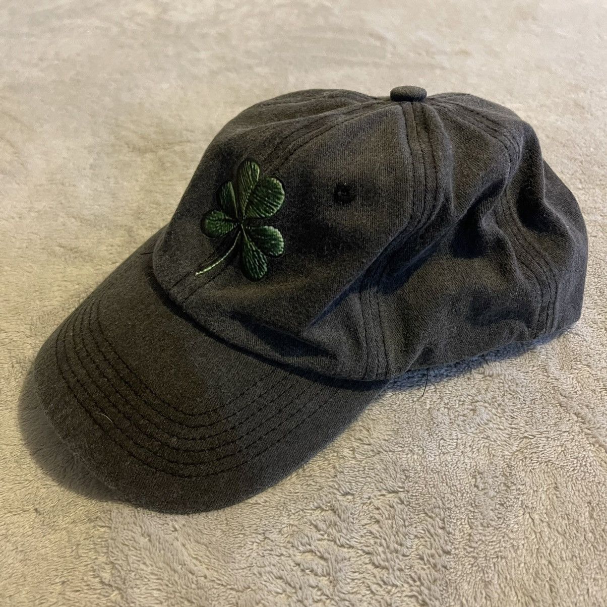 Other Streetwear Hat Adult One Size Gray Strapback Baseball Cap Size ONE SIZE - 7 Thumbnail