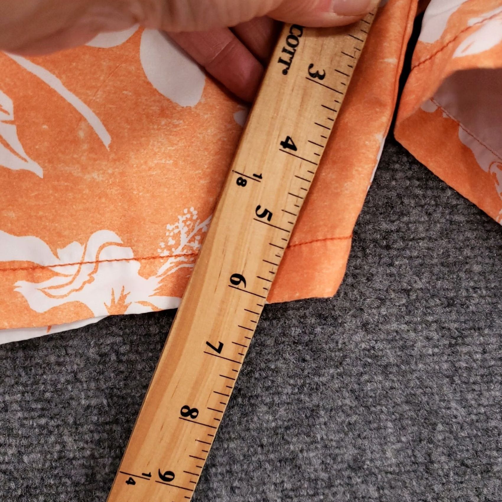 Tommy Bahama Tommy Bahama Trunk Shorts Mens XL Orange Floral Hawaiian Boardshorts Swim Surf Size US 36 / EU 52 - 6 Thumbnail
