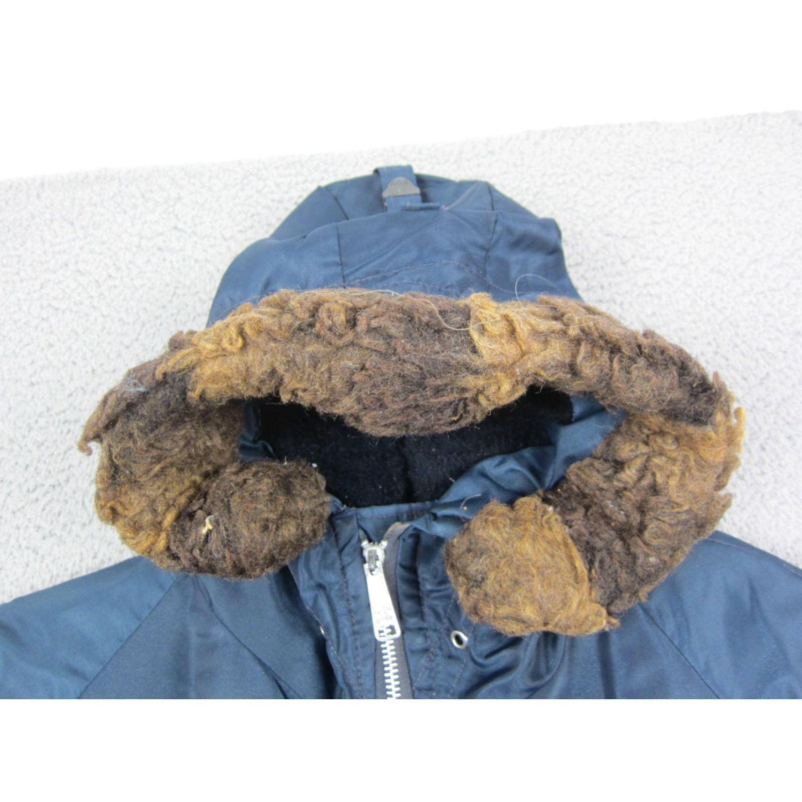 Vintage VINTAGE Parka Jacket Mens XL Blue Nylon Canvas Hood 90s Logo Workwear Winter Size US XL / EU 56 / 4 - 3 Thumbnail