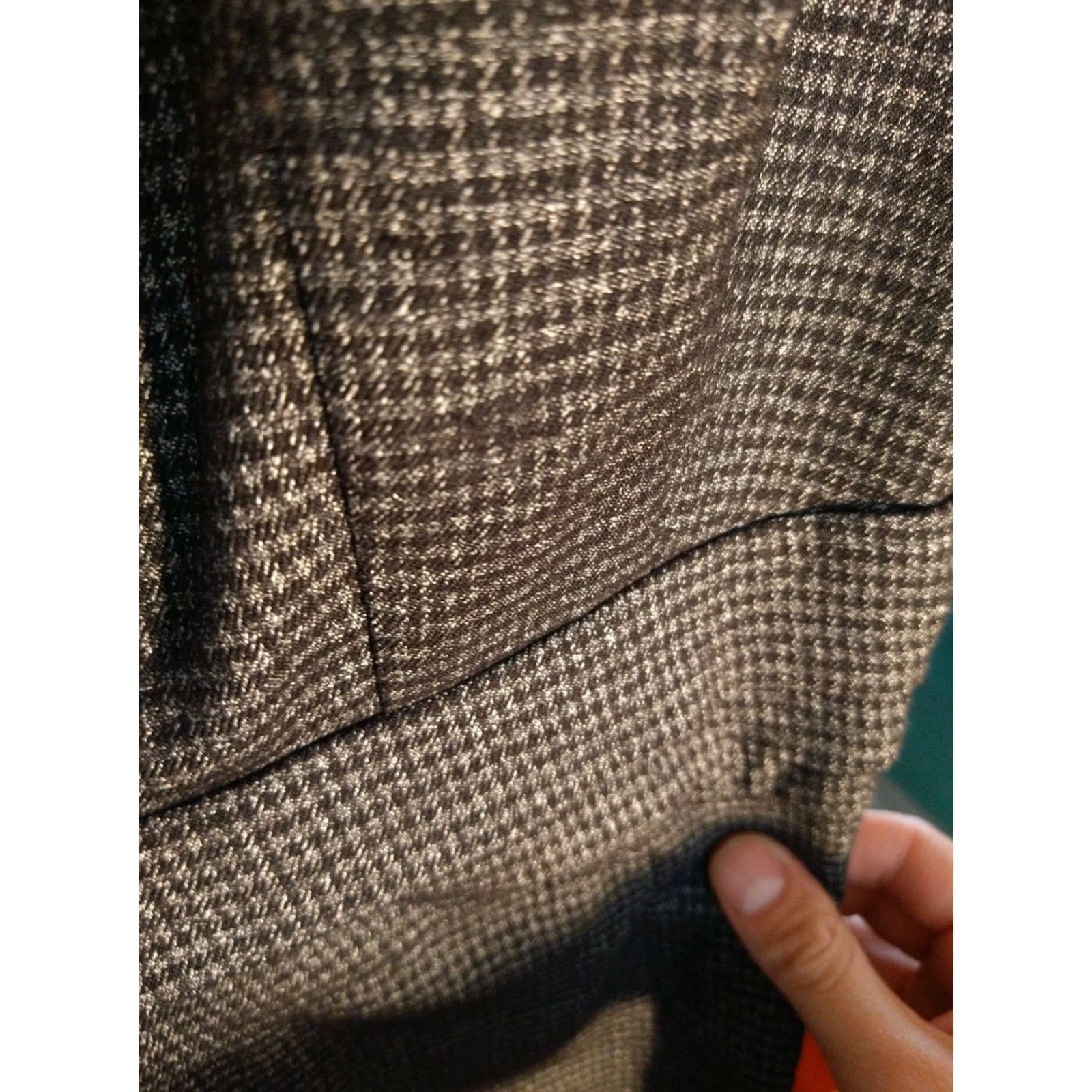 Banana Republic VINTAGE Banana Republic Women's Dress Size 2 Sleeveless Hi-Low Checkered Black Gray Size XS / US 0-2 / IT 36-38 - 3 Thumbnail