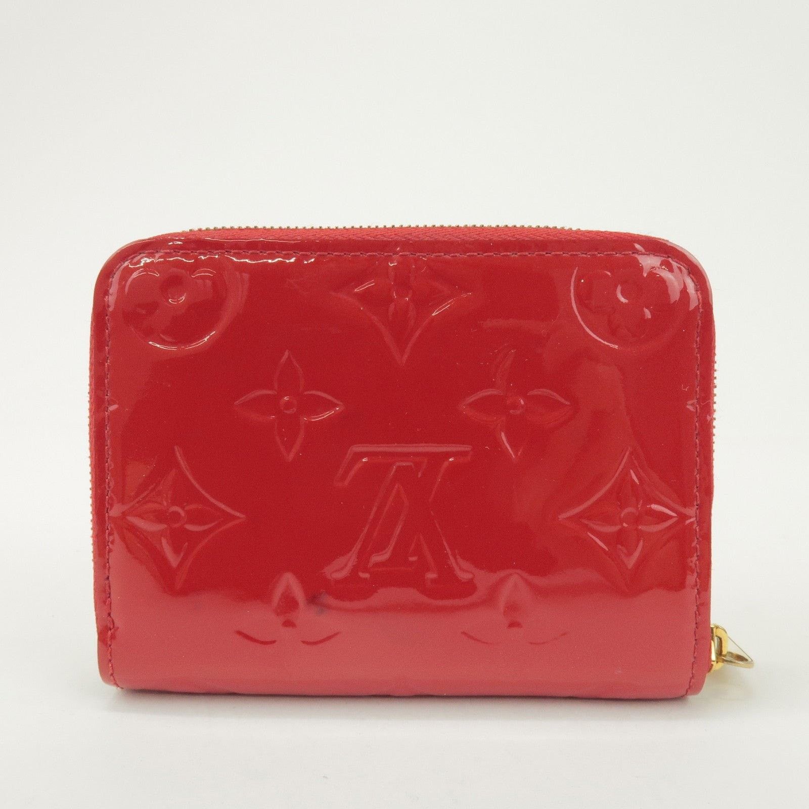 Louis Vuitton Louis Vuitton Monogram Vernis Zippy Coin Purse Red Size ONE SIZE - 2 Thumbnail