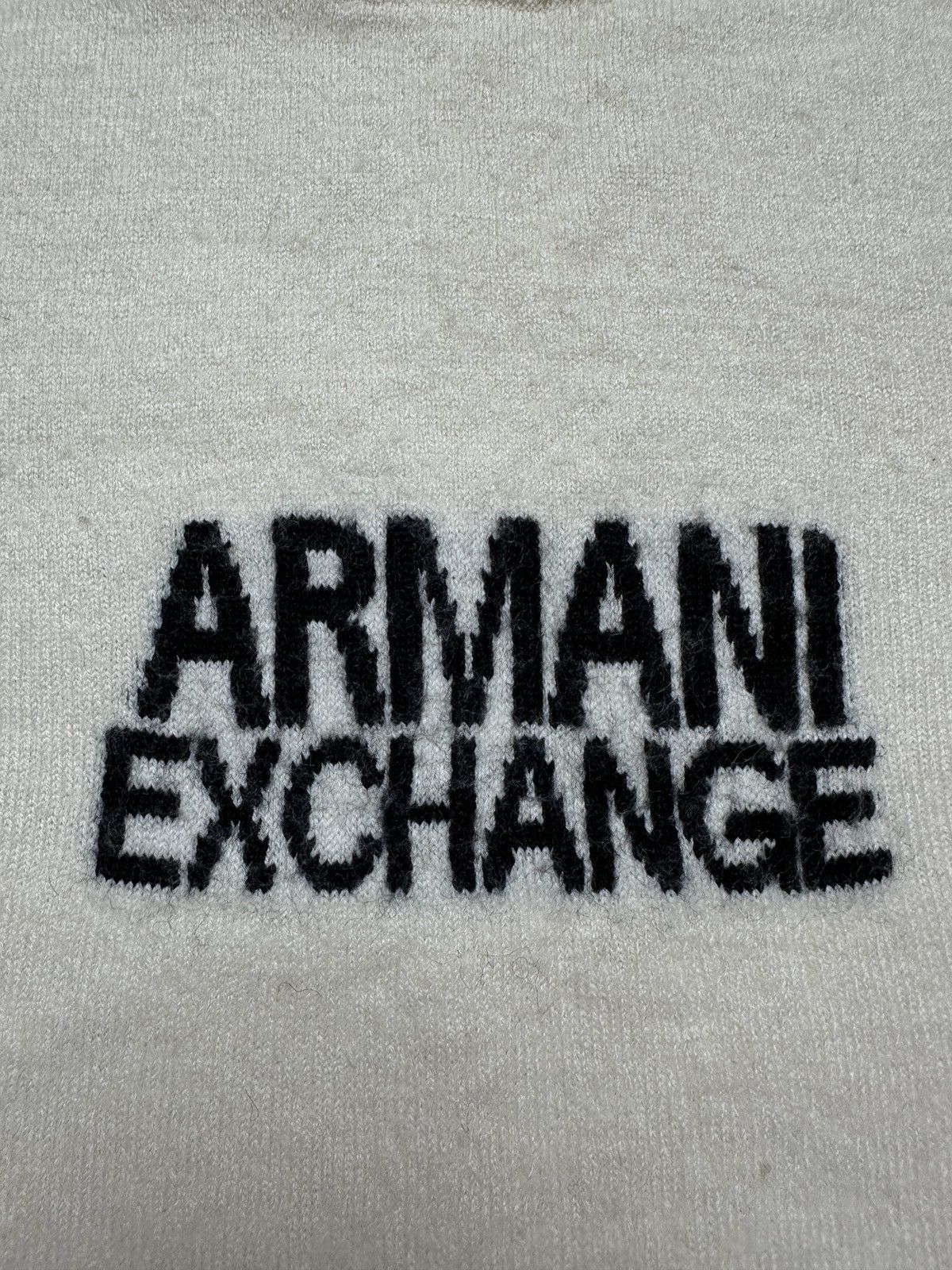 Armani Exchange Armani Exchange Vintage Women Ribbed Wool Italy 90s Sweater Size S / US 4 / IT 40 - 5 Thumbnail
