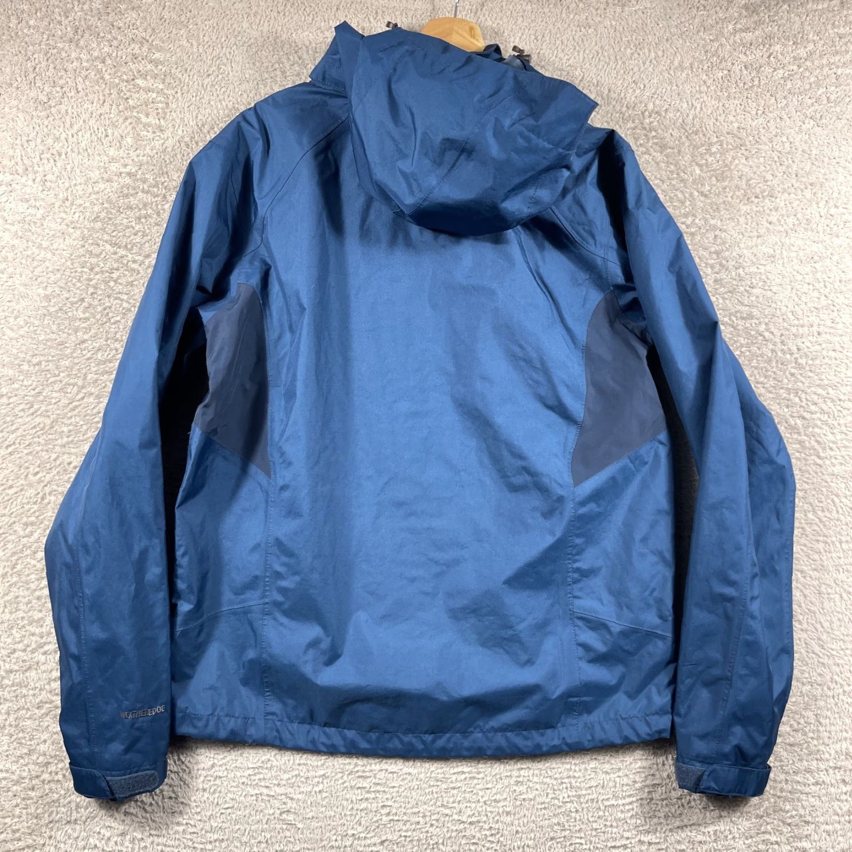 Eddie Bauer Eddie Bauer Jacket Mens Medium Blue Weatheredge EB550 Rain Shell Hood Hiking Size US M / EU 48-50 / 2 - 2 Thumbnail