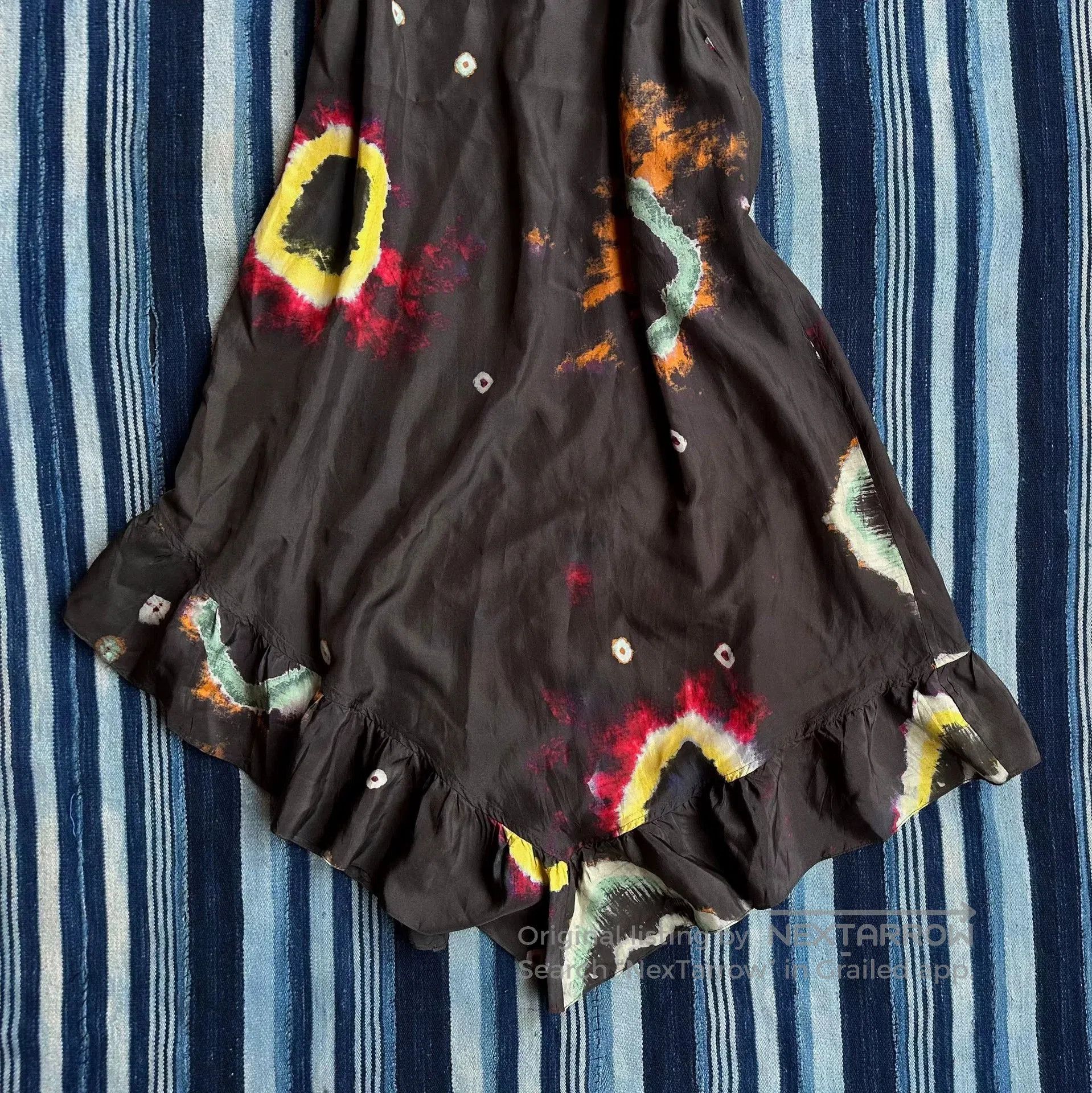 By Walid maggy tie-dye silk midi dress by walid. Size XXS / US 00 / IT 34 - 4 Thumbnail