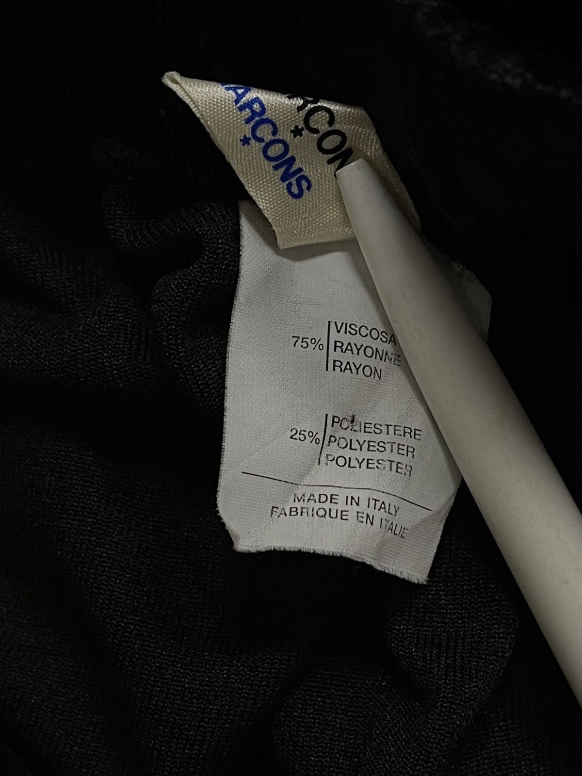 Comme des Garcons Archive Comme des Garcons Wmns Velour Rayon Long Skirt Size 27" / US 4 / IT 40 - 8 Thumbnail