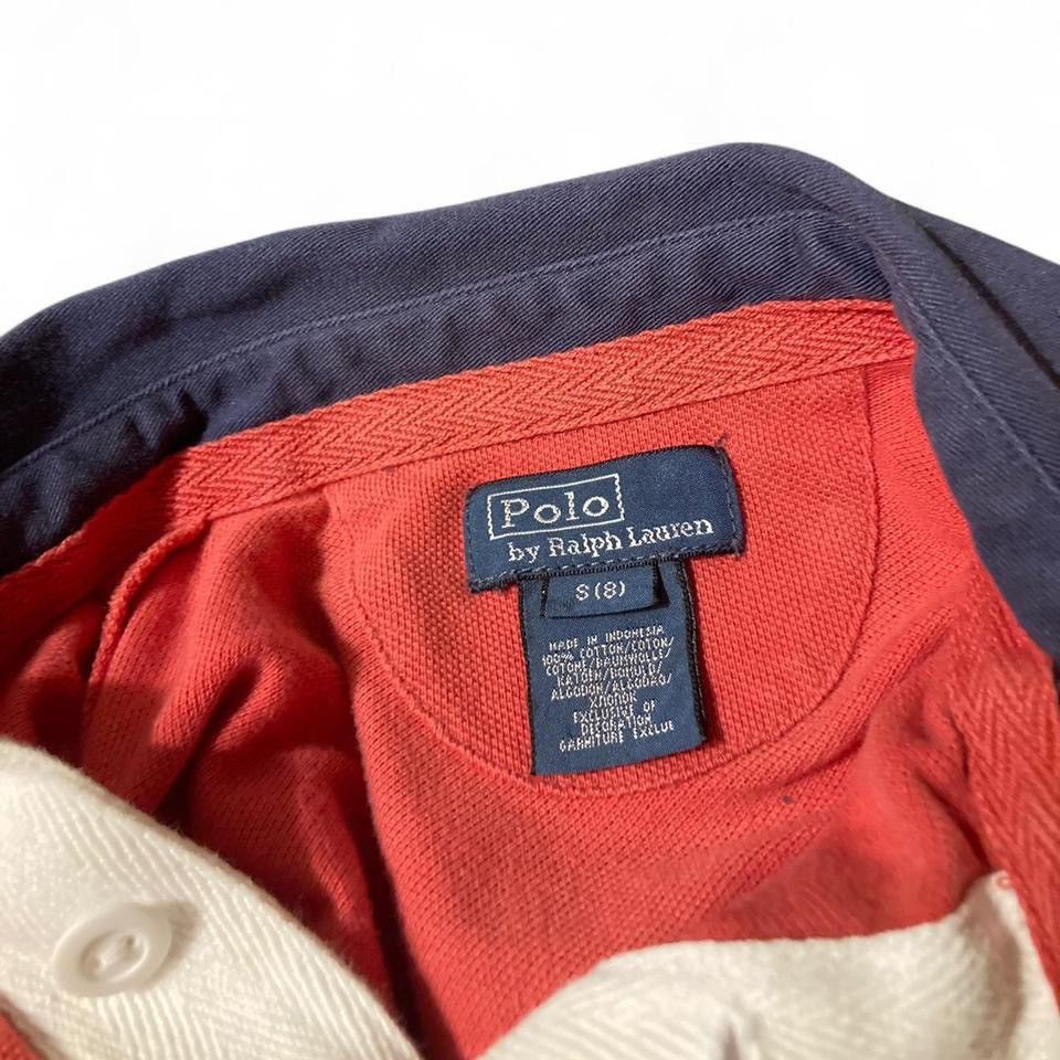 Polo Ralph Lauren Polo Ralph Lauren Red and Navy Polo Shirt Kids Size Small 8 Size US XS / EU 42 / 0 - 5 Thumbnail