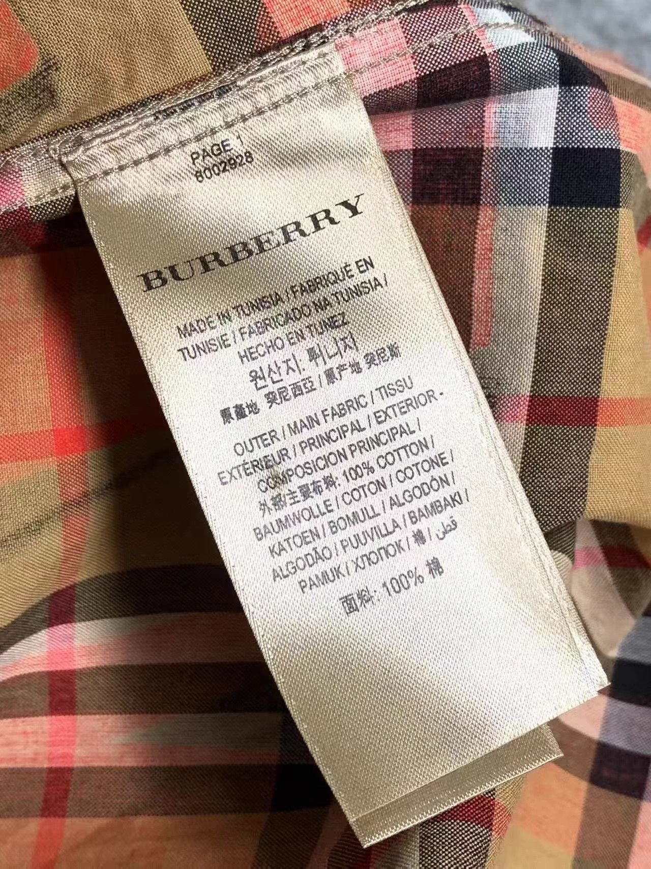 Burberry Burberry Graffiti Classic Check XS Shirt Size US XS / EU 42 / 0 - 5 Thumbnail