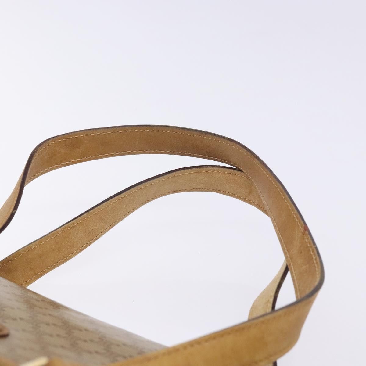 Celine CELINE Macadam Canvas Hand Bag Pvc Beige Gold Size ONE SIZE - 8 Thumbnail