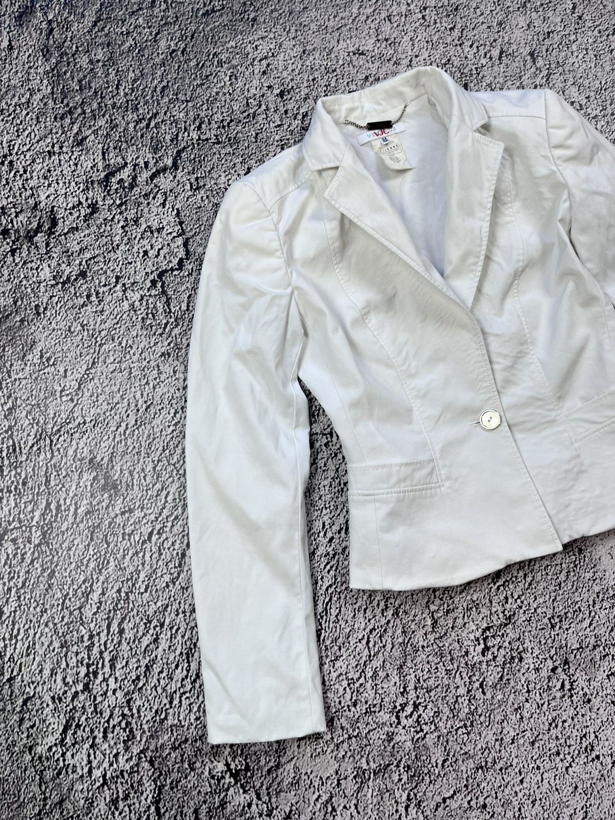 Versace Jeans Couture Vintage Versace VJC white blazer jacket size 38 Size XS / US 0-2 / IT 36-38 - 2 Thumbnail