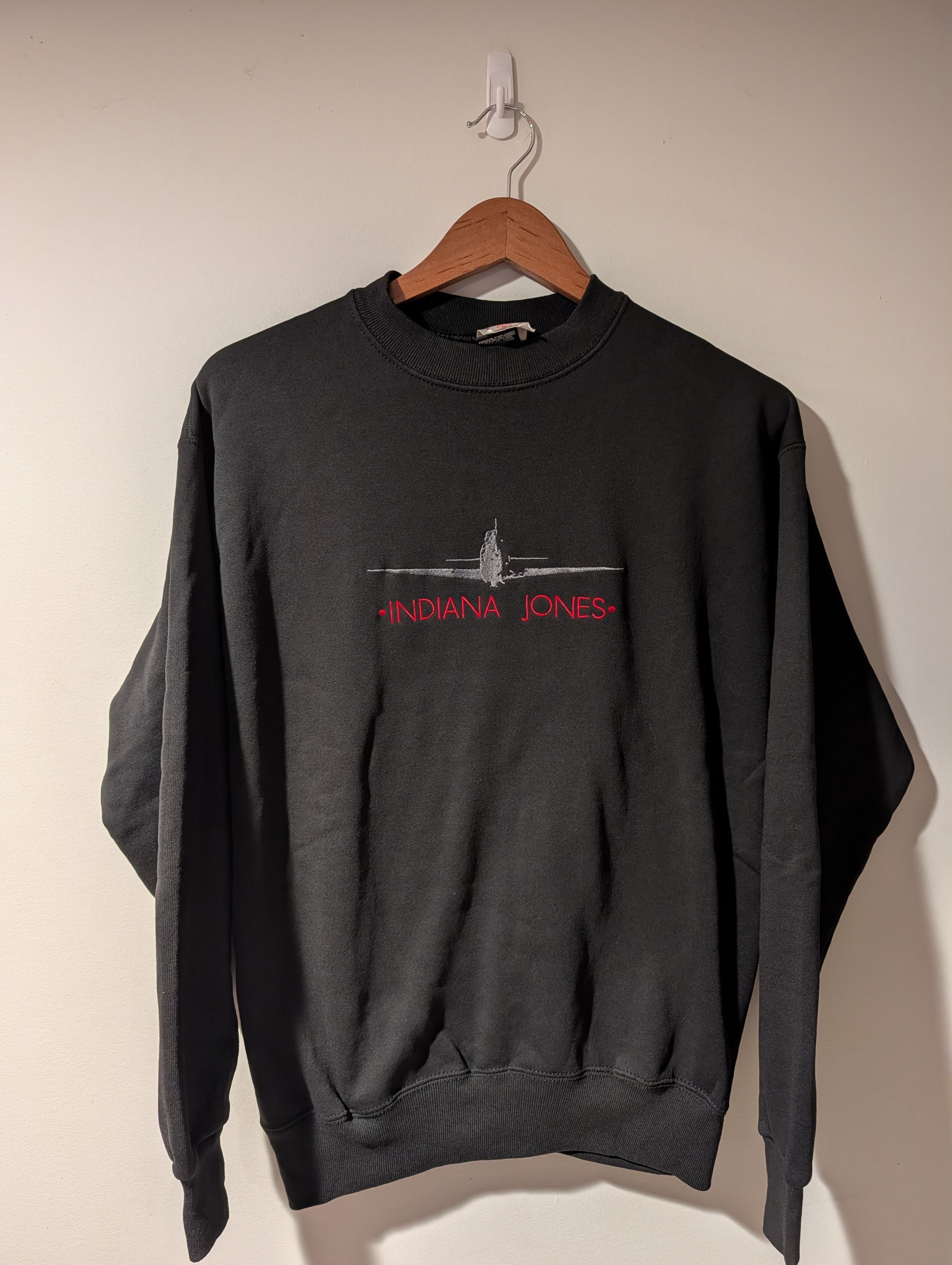 Disney Vintage Indiana Jones Embroidered Sweatshirt H.L. Miller USA Size US L / EU 52-54 / 3 - 1 Thumbnail