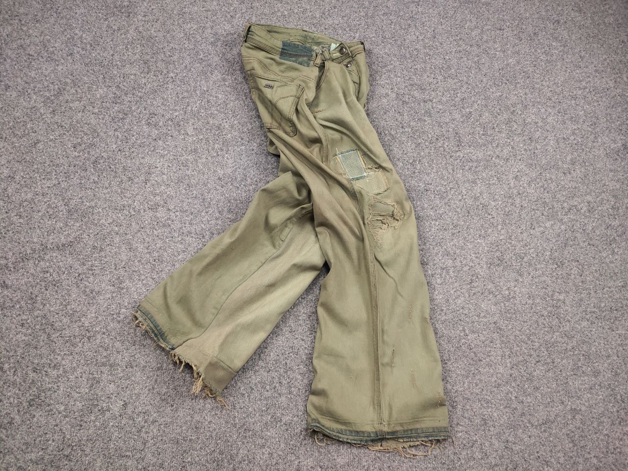 Miss Sixty 🤢 Miss Sixty Vintage Y2K Baggy Distressed Denim Jeans Size 27" / US 4 / IT 40 - 2 Thumbnail