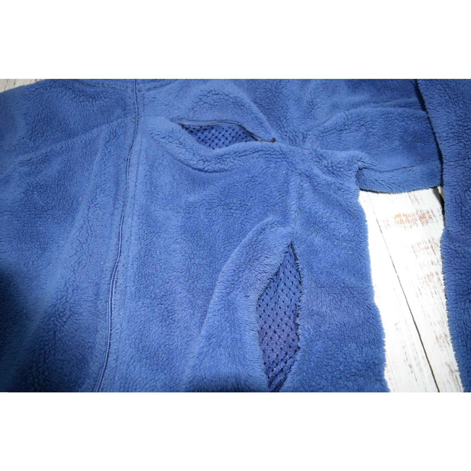 Patagonia VINTAGE VTG PATAGONIA R4 REGULATOR JACKET POLARTEC FLEECE BLUE ZIP UP BODYWARMER WOMENS Size M / US 6-8 / IT 42-44 - 7 Thumbnail
