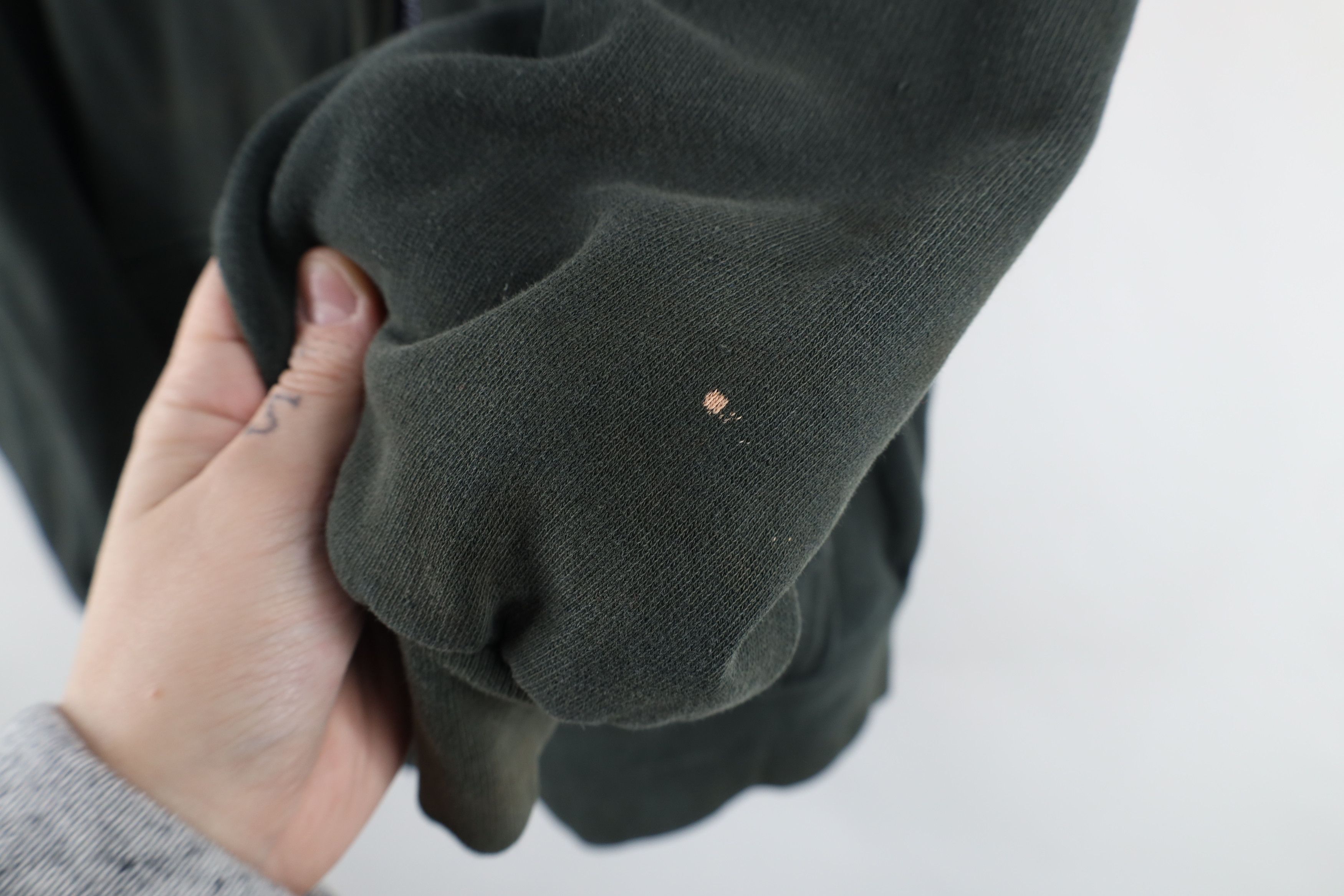 Vintage Vintage 90s Streetwear Blank Reversible Full Zip Hoodie Size US L / EU 52-54 / 3 - 6 Thumbnail