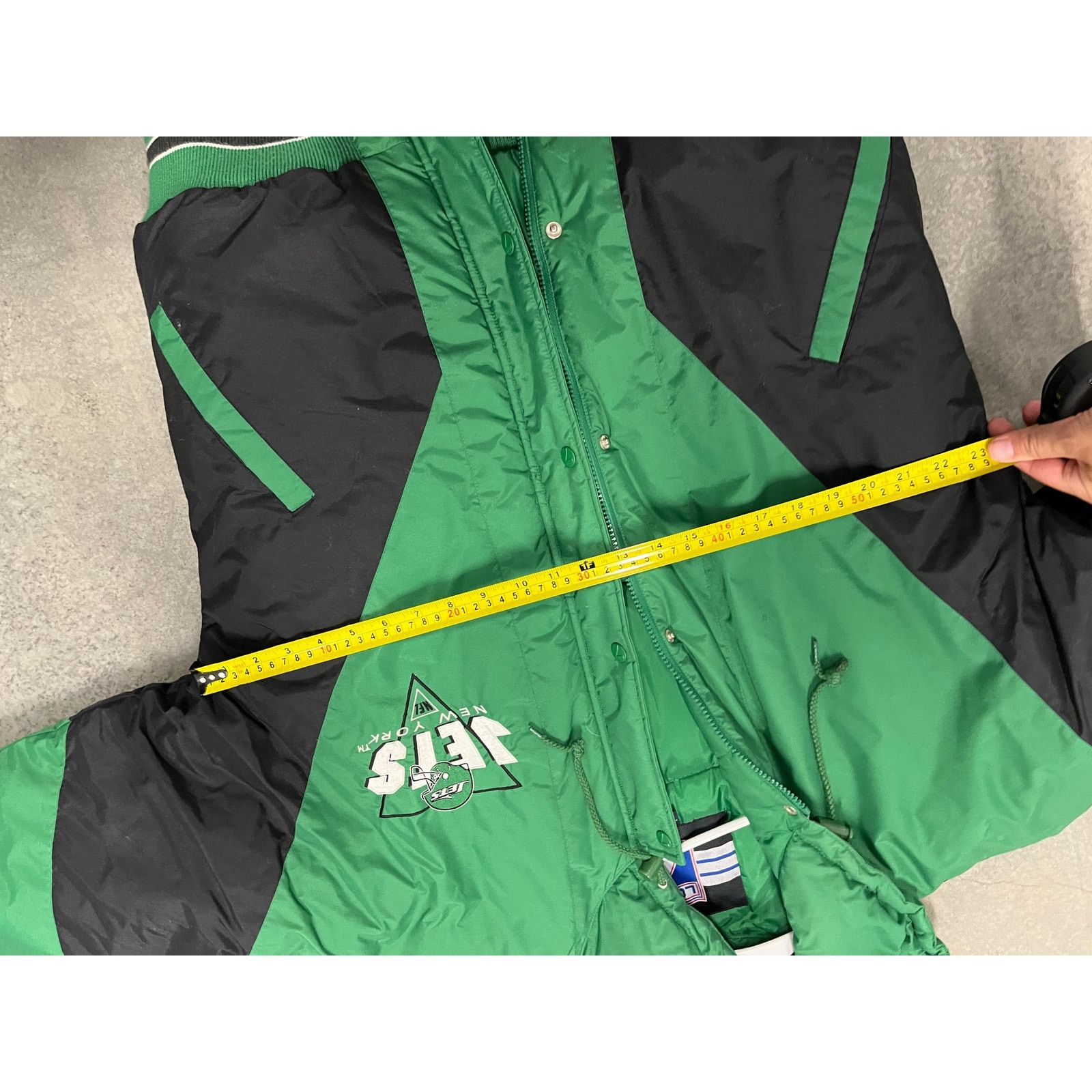 Logo 7 Vtg New York Jets Logo 7 Puffer Winter Jacket medium Size US M / EU 48-50 / 2 - 4 Thumbnail