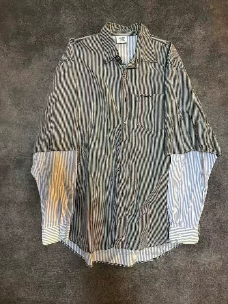 Vetements Vetements Striped Long Sleeve Shirt Size US L / EU 52-54 / 3 - 1 Thumbnail