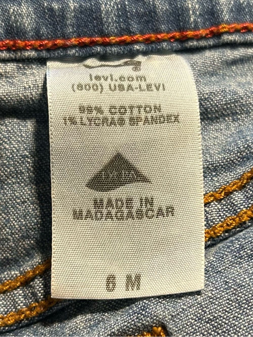 Levi's Vintage Clothing Vintage Y2K Levis 550 Stretch Denim Mid Rise Boot Cut Jeans Size 28" / US 6 / IT 42 - 5 Thumbnail